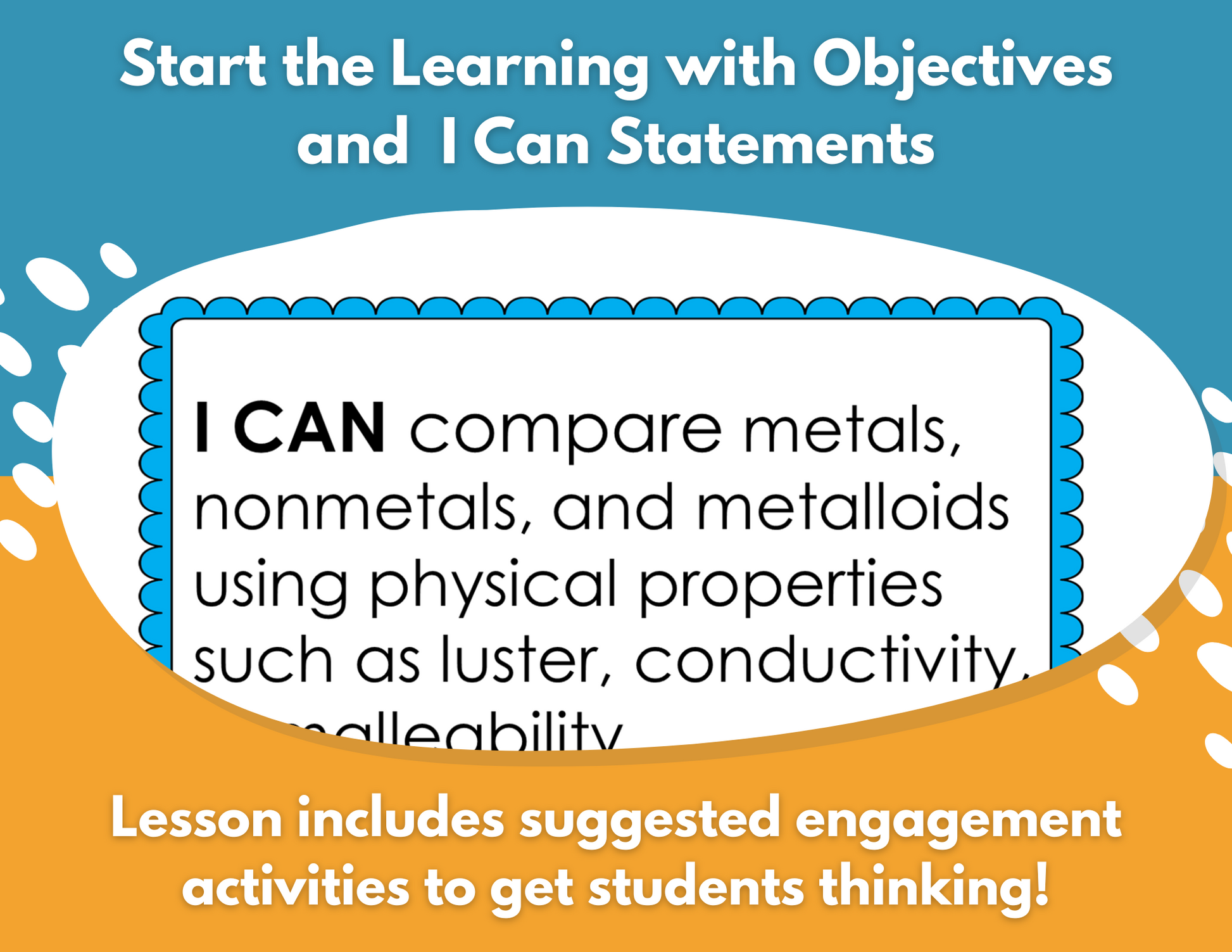 Metals, Nonmetals, & Metalloids Complete Lesson Plan - MS