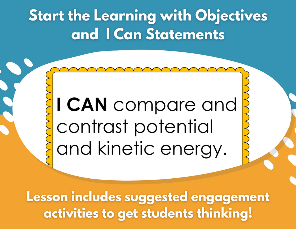 Potential & Kinetic Energy Complete Lesson Plan - MS
