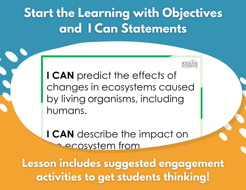 Impacts on Ecosystems - Complete Lesson Plan - 5th Grade