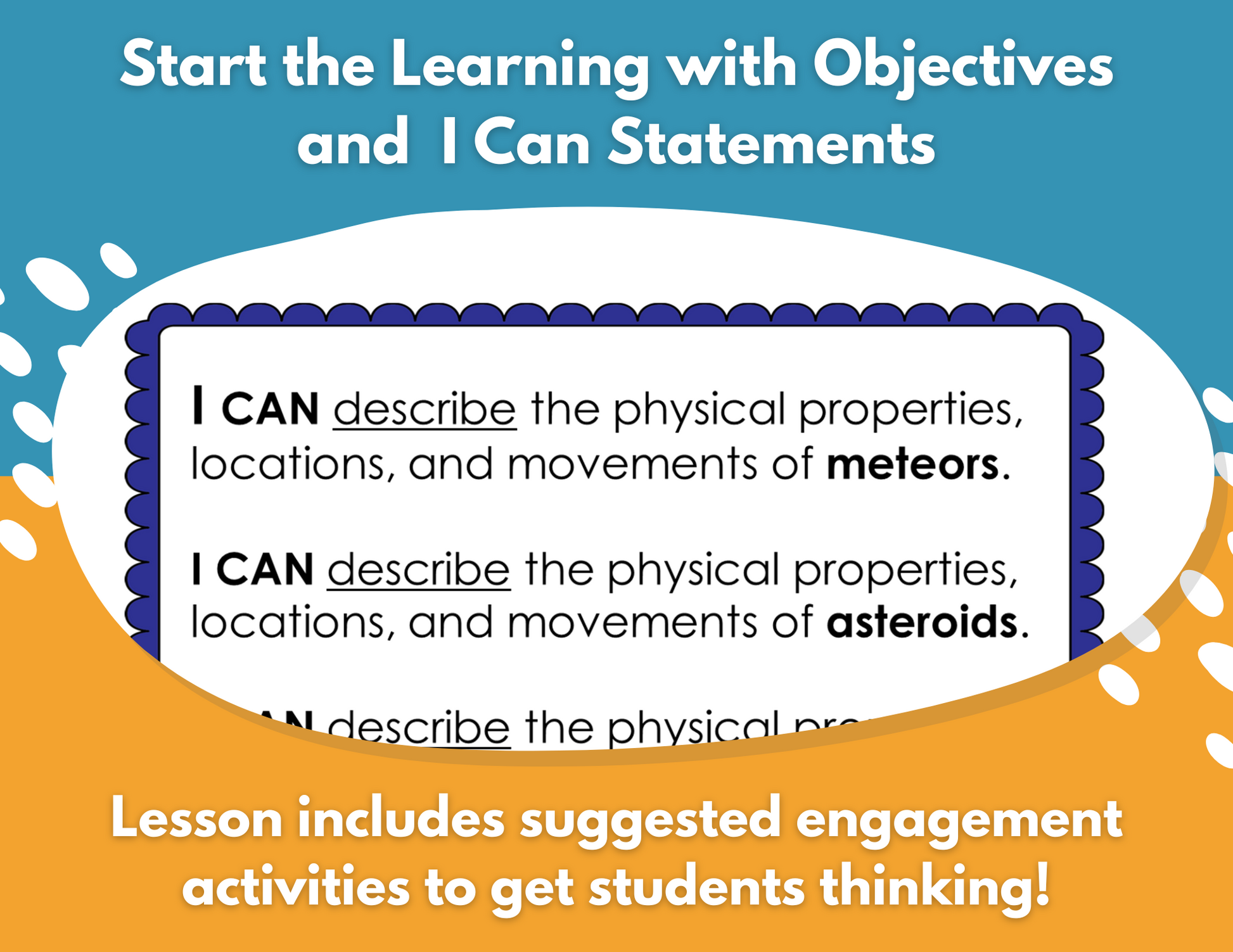Asteroids, Meteors, & Comets Complete Lesson Plan