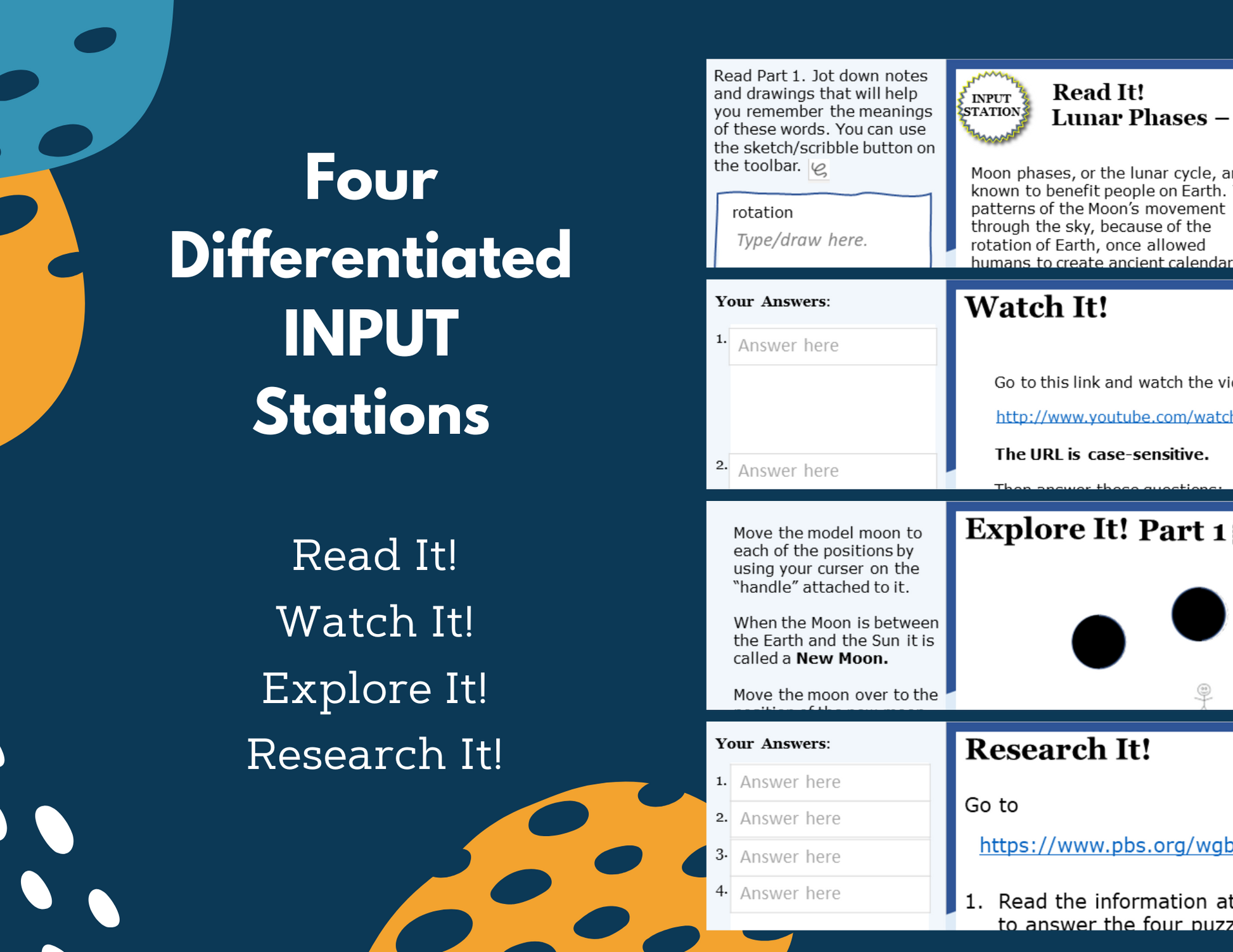 Lunar Cycle Station Lab - MS