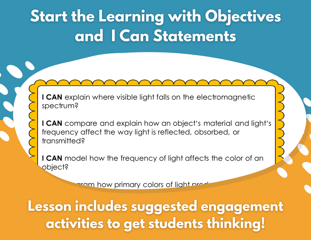 Visible Light Complete Lesson Plan - MS