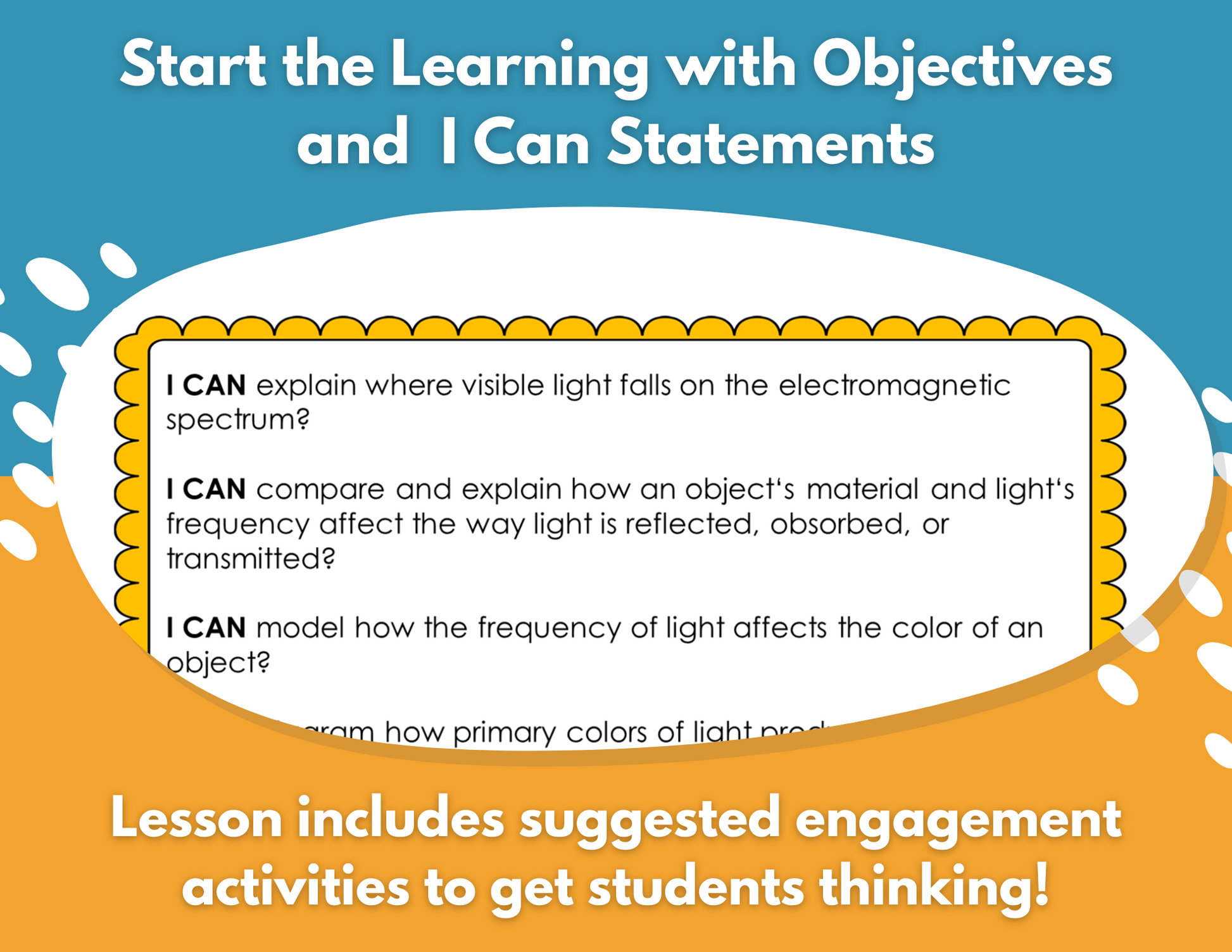 Visible Light Complete Lesson Plan - MS
