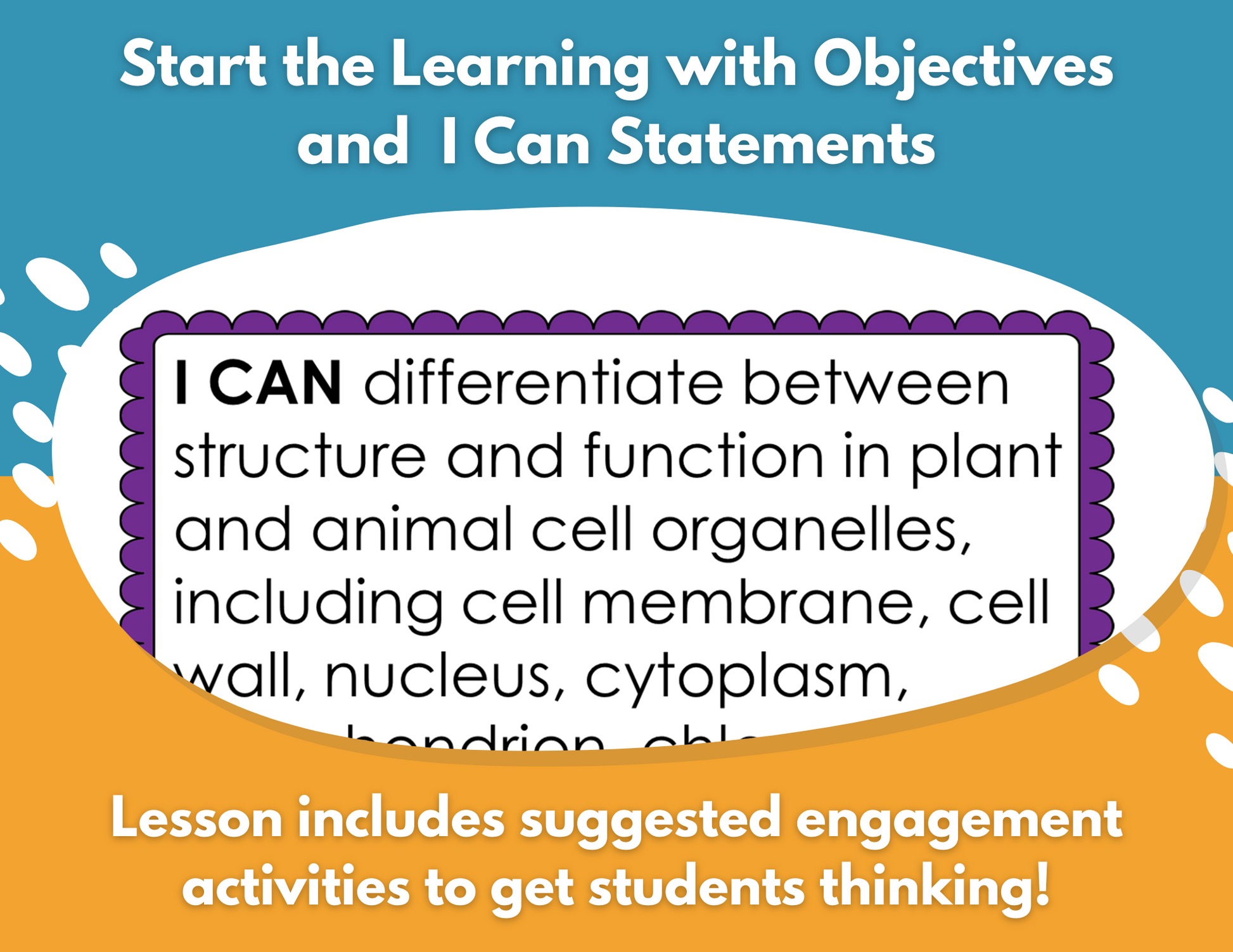 Plant & Animal Cells Complete Lesson Plan - MS