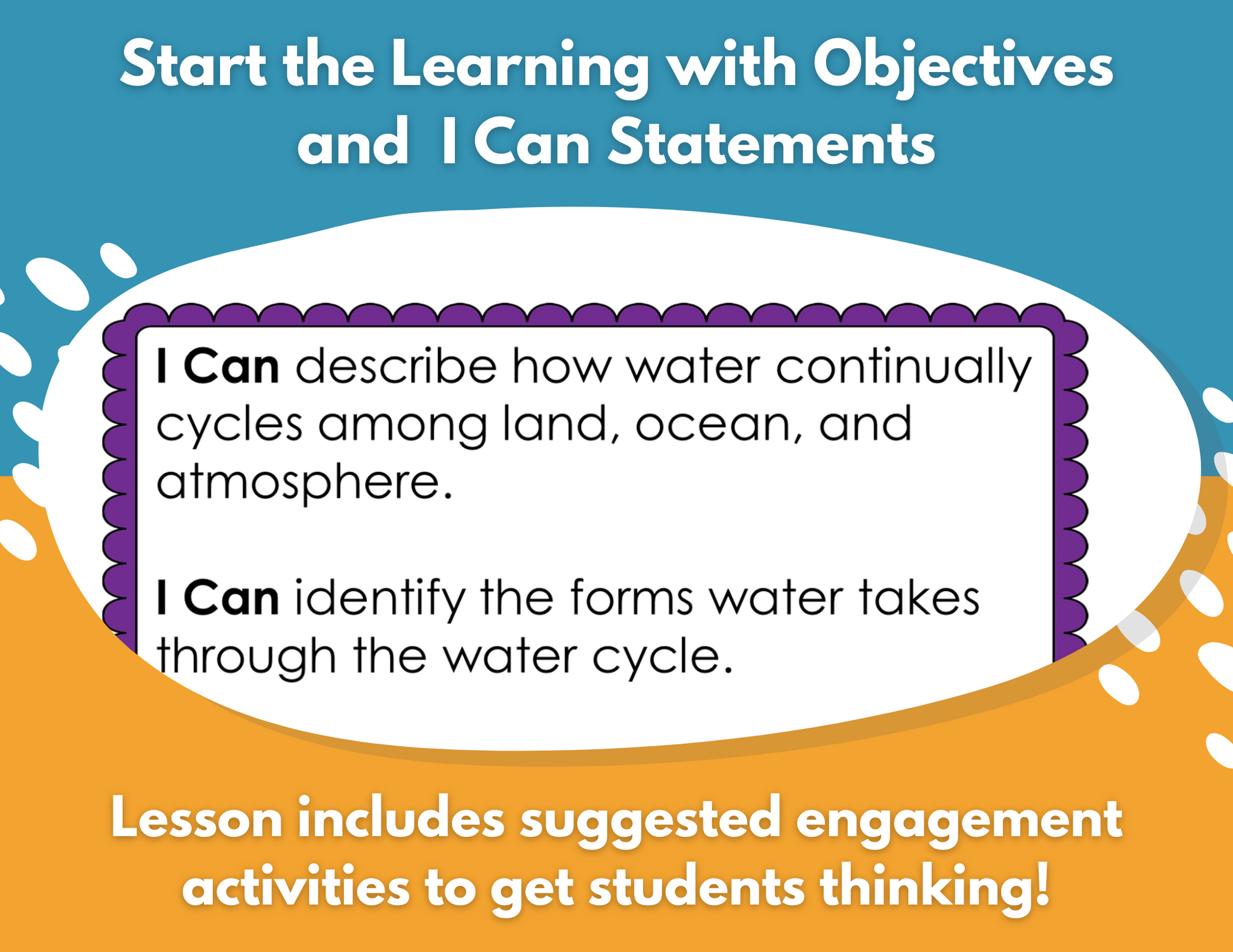 Water Cycle Complete Lesson Plan - MS