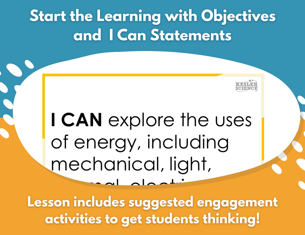 Uses of Energy - Complete Lesson Plan - 5th Grade