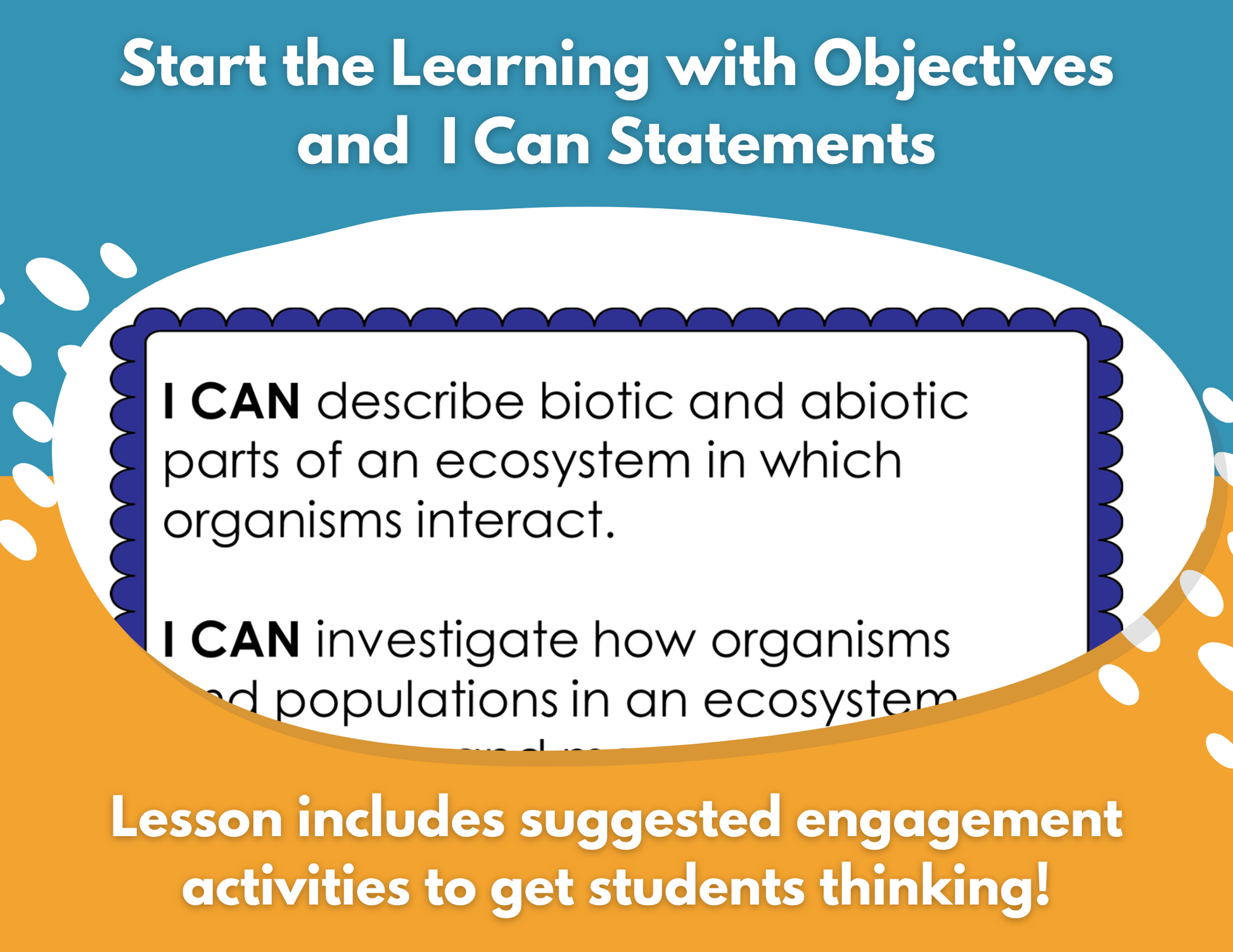 Biotic & Abiotic Factors Complete Lesson Plan - MS