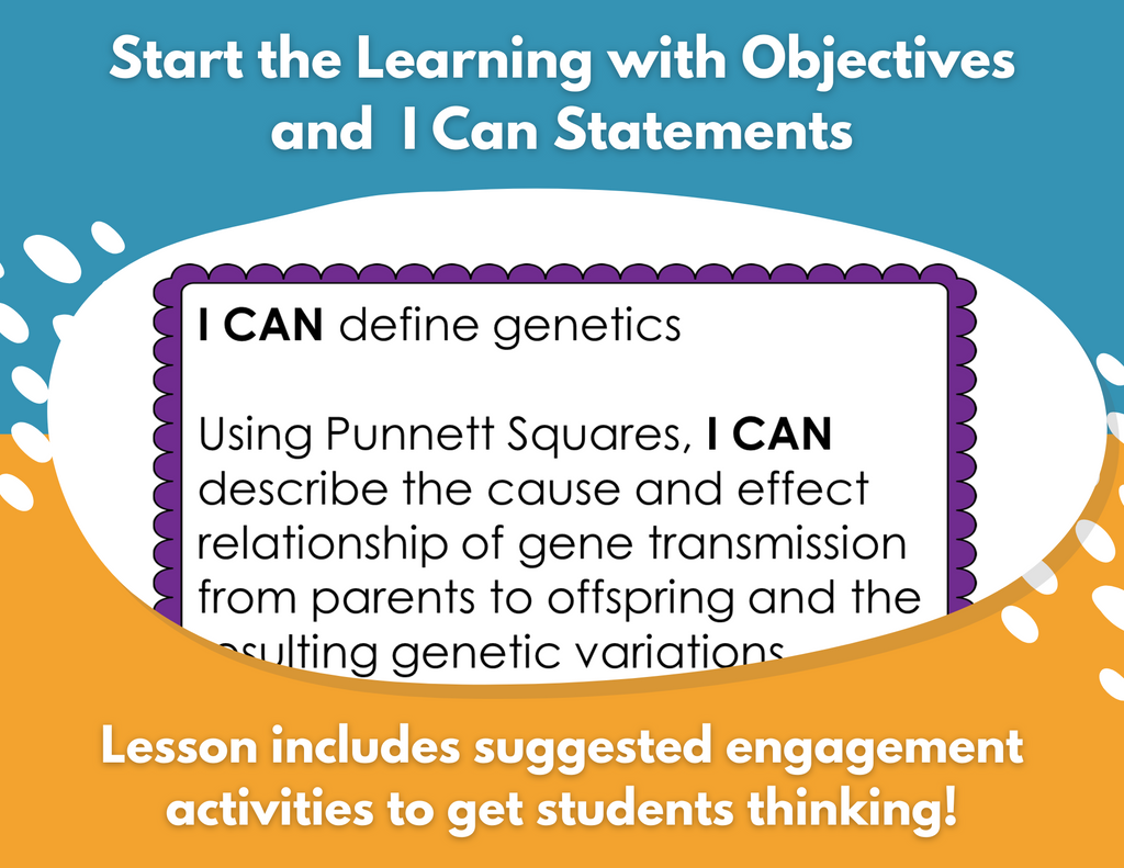 Genetics Complete Lesson Plan - MS