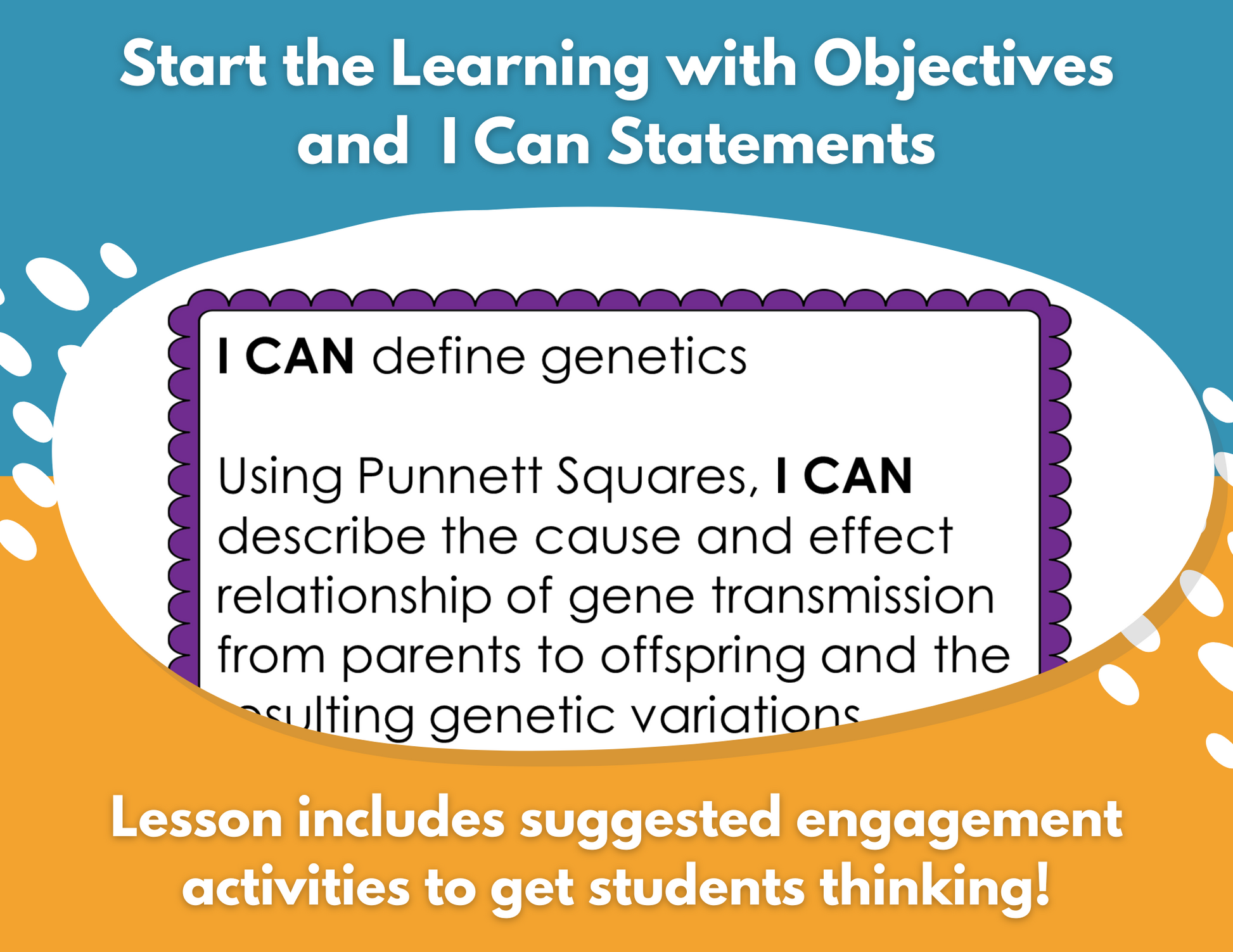 Genetics Complete Lesson Plan - MS