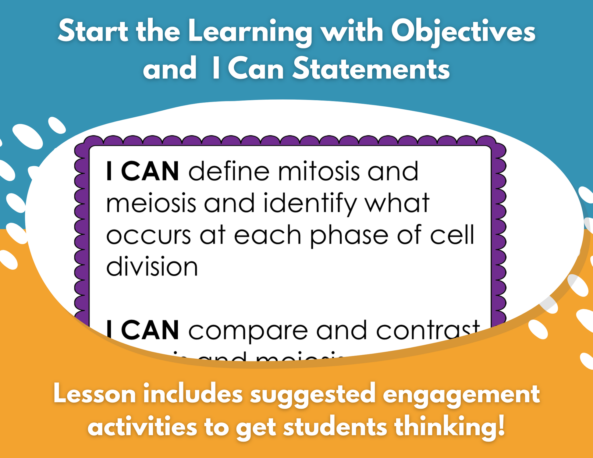 Mitosis & Meiosis Complete Lesson Plan - MS