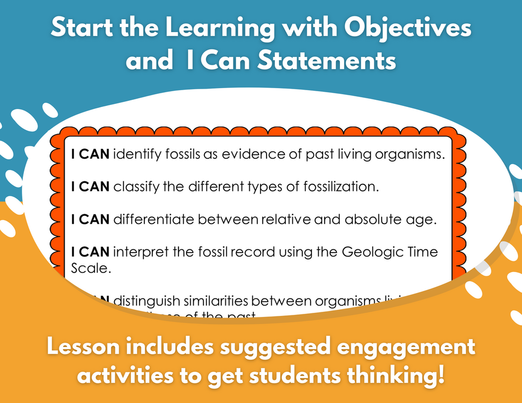 Fossils Complete Lesson Plan - MS