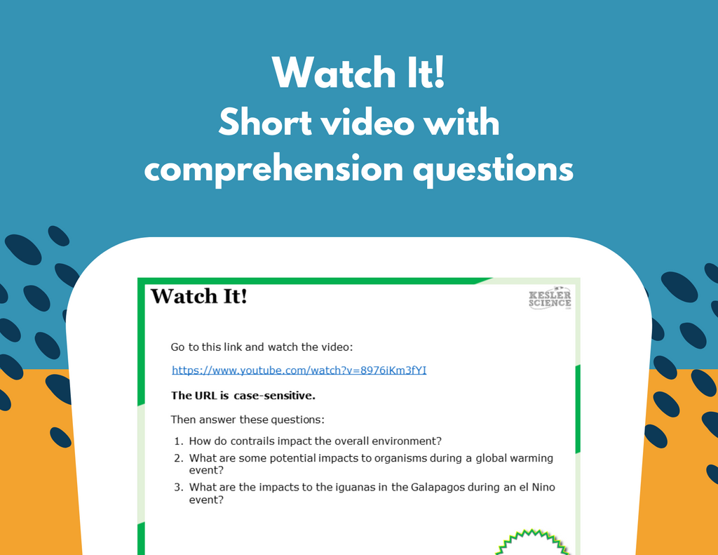 Short & Long-Term Environmental Impacts Student-Led Station Lab - MS