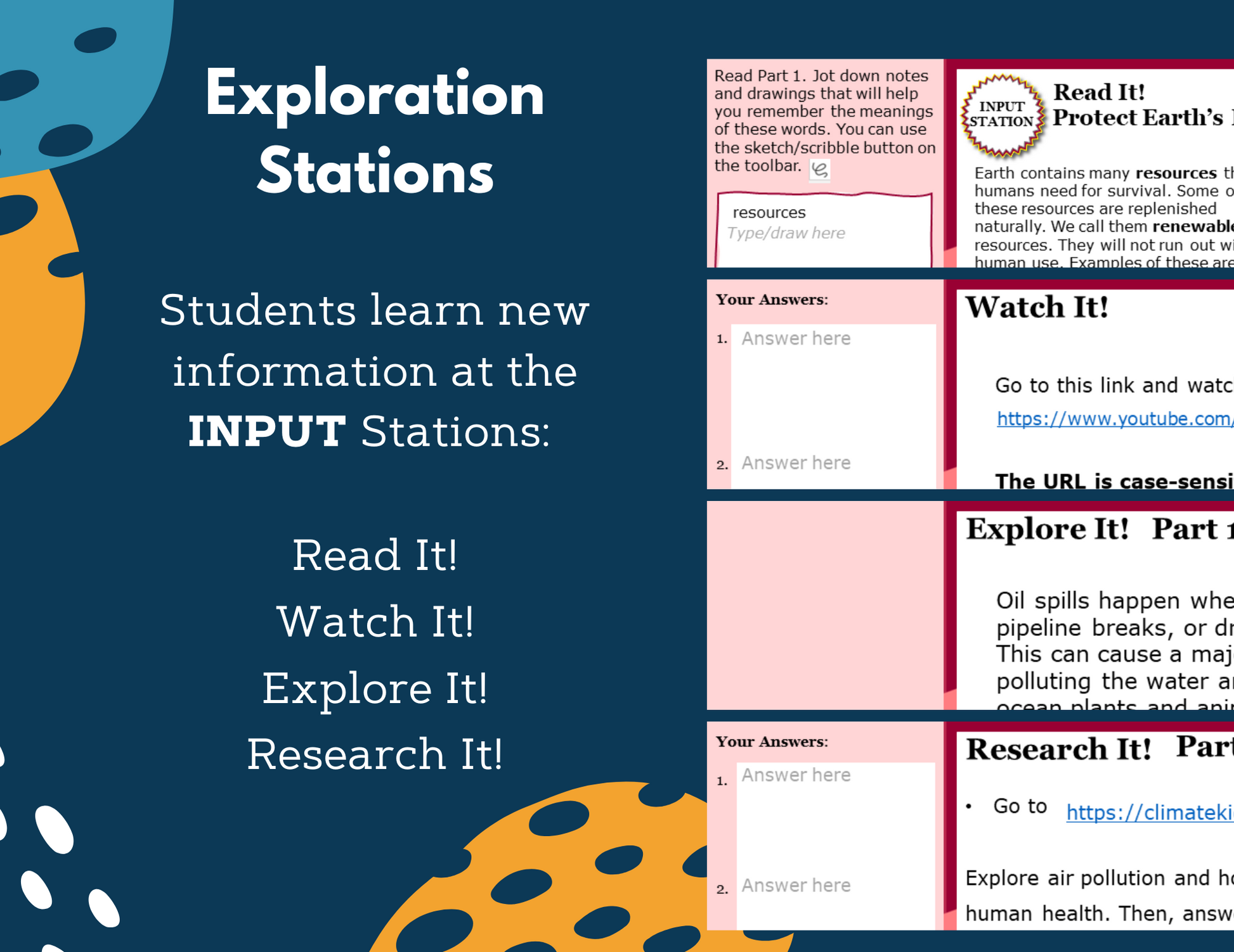 Protect Earth's Resources - Complete Lesson Plan - NGSS 5-ESS3-1