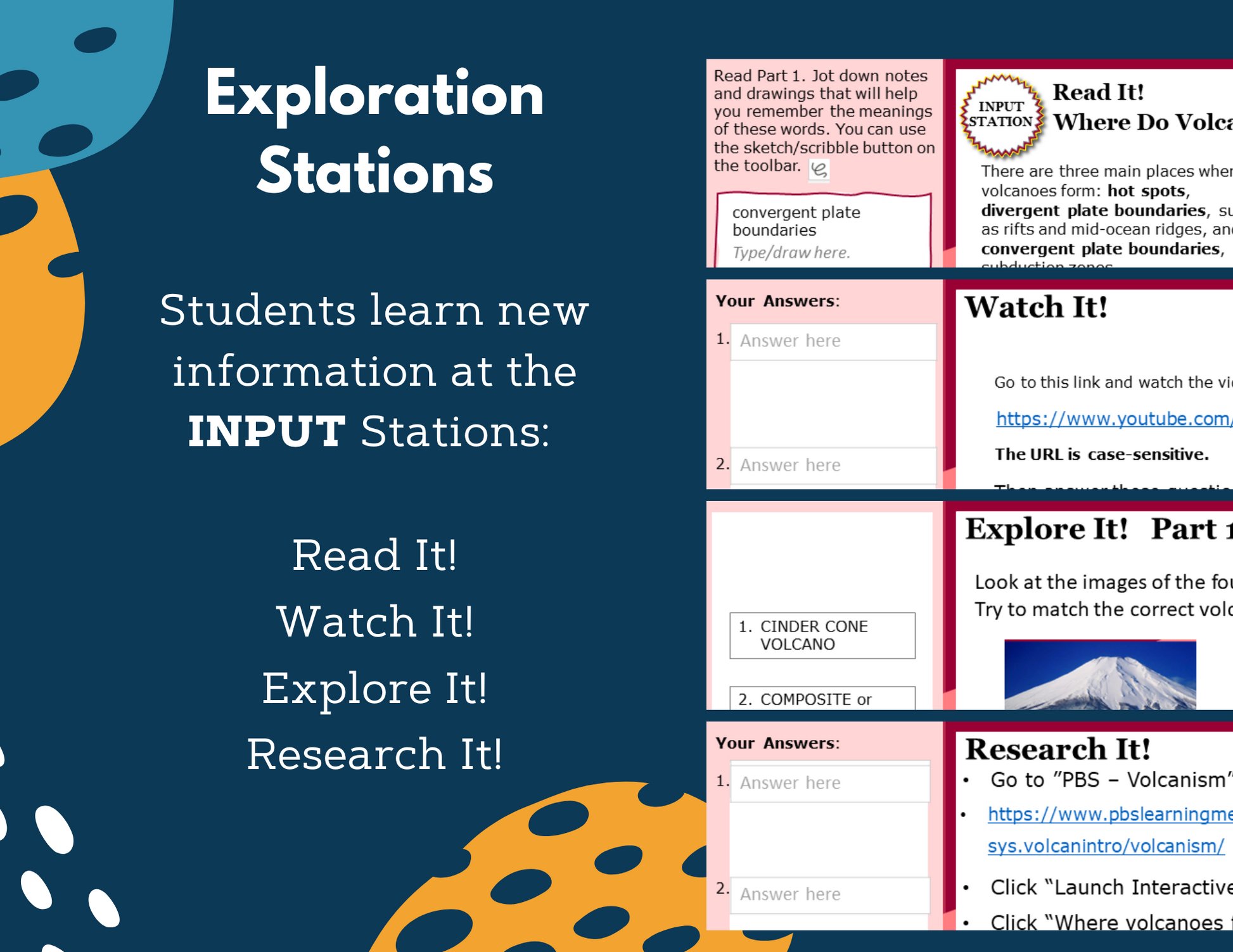 Volcanoes Complete Lesson Plan - MS