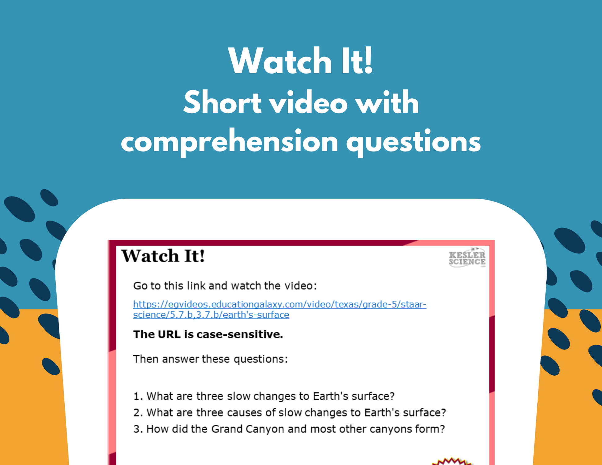 Changes to Earth's Surface - Student-Led Station Lab - 5th Grade