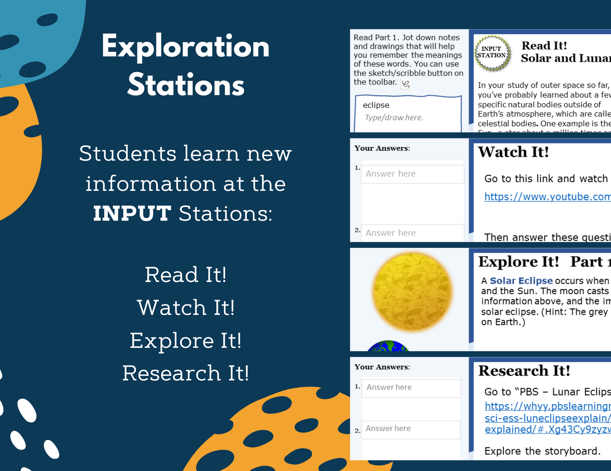 Eclipses Complete Lesson Plan - MS