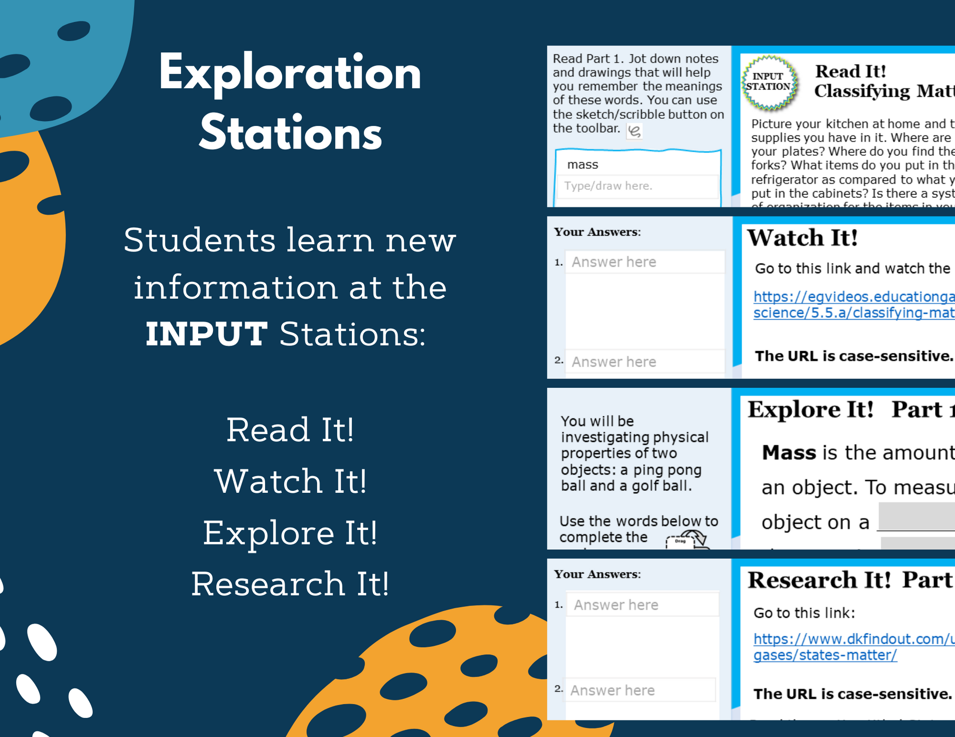 Classifying Matter - Complete Lesson Plan - 5th Grade