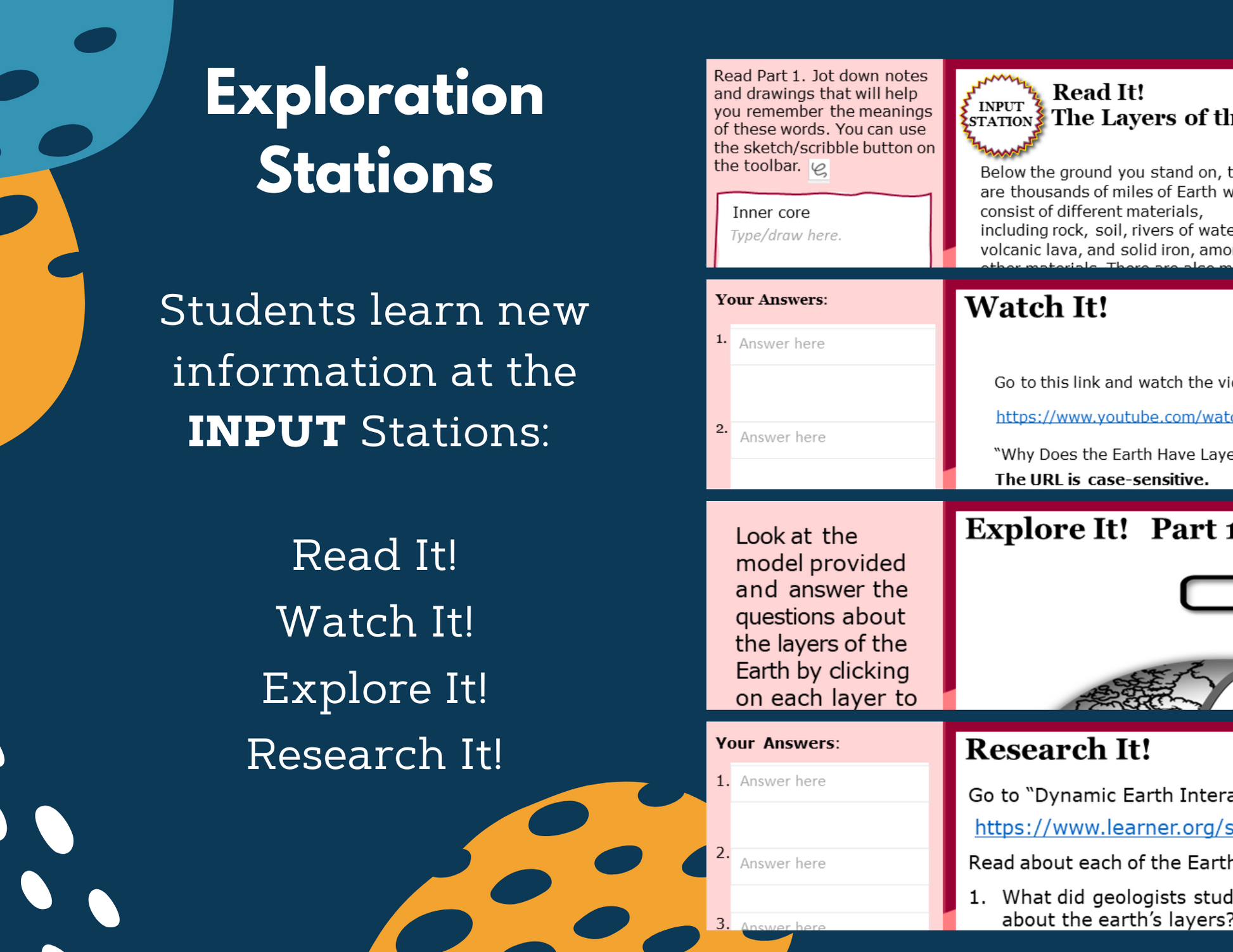 Earth's Layers Complete Lesson Plan - MS