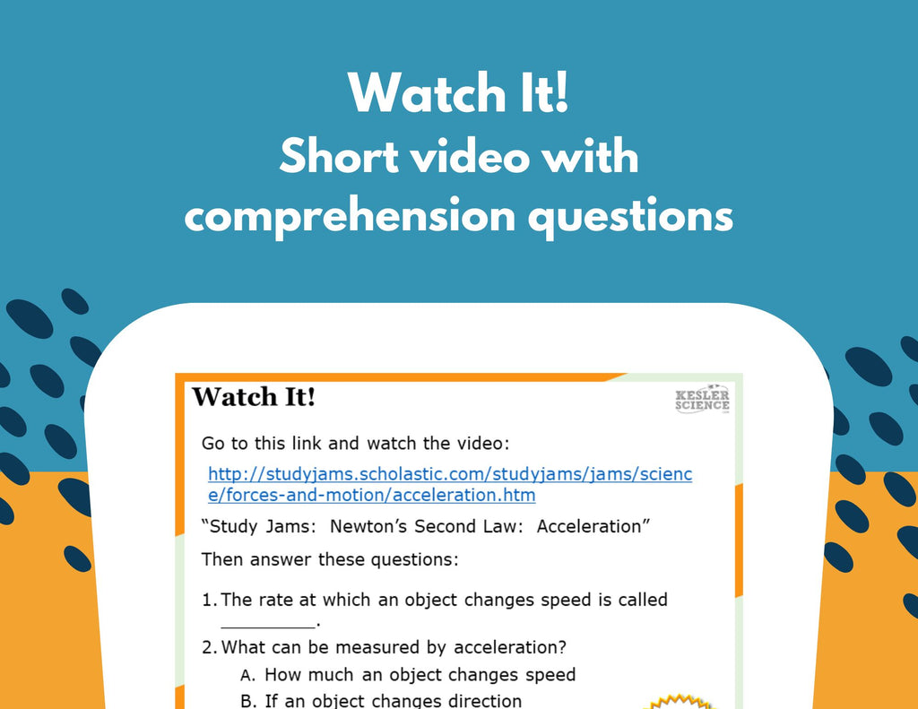 Newton's Laws Station Labs Bundle - Student-Led Station Lab - MS