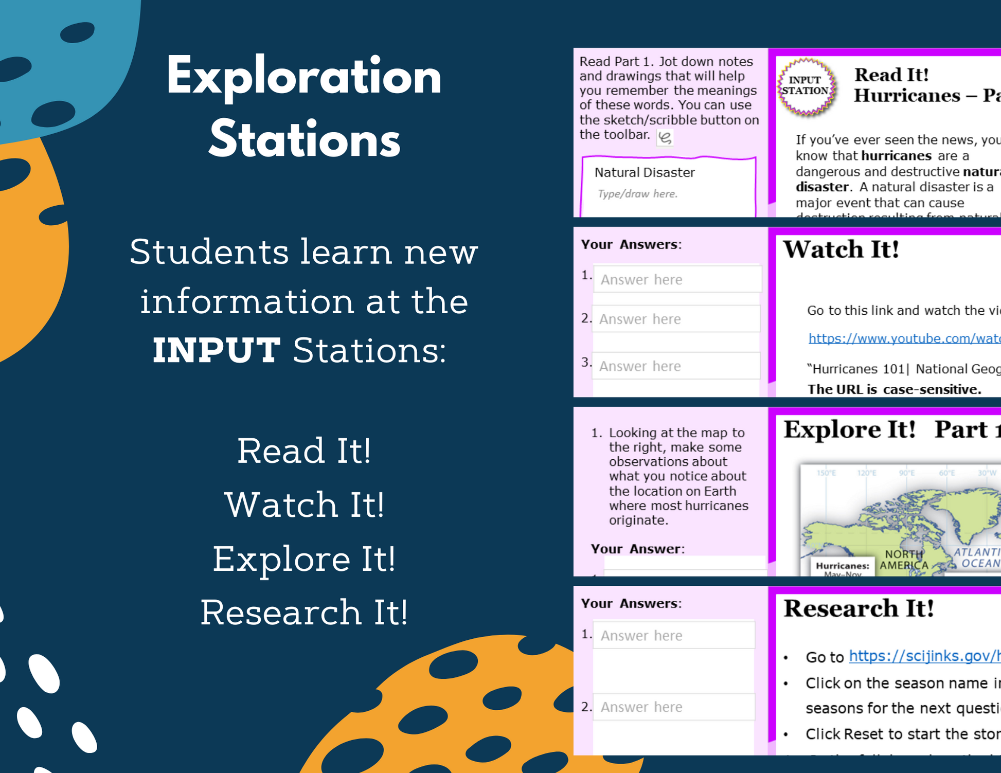 2021 TEKS MS 6-8 5E Lessons: Weather Bundle