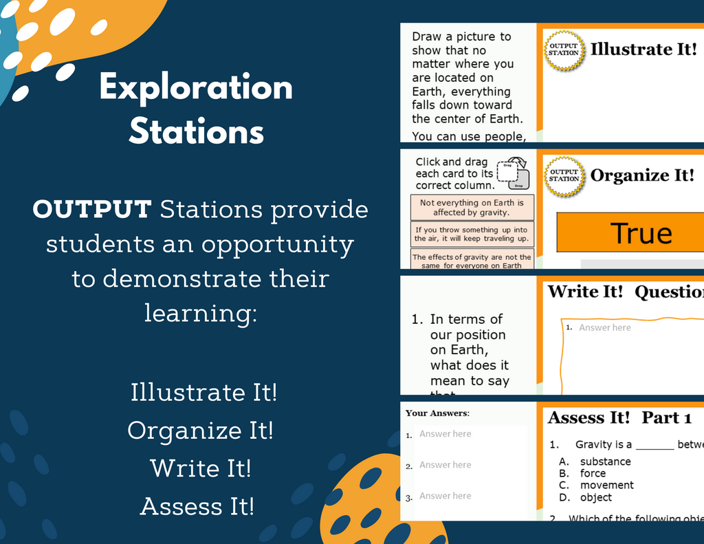Gravitational Force - Complete Lesson Plan - 5th Grade