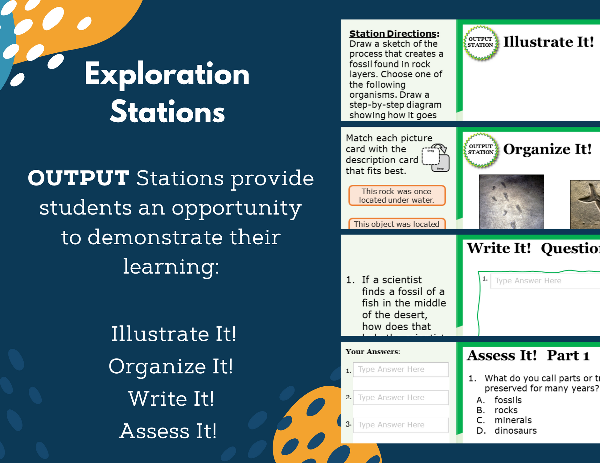 Fossil Evidence - Complete Lesson Plan - 5th Grade