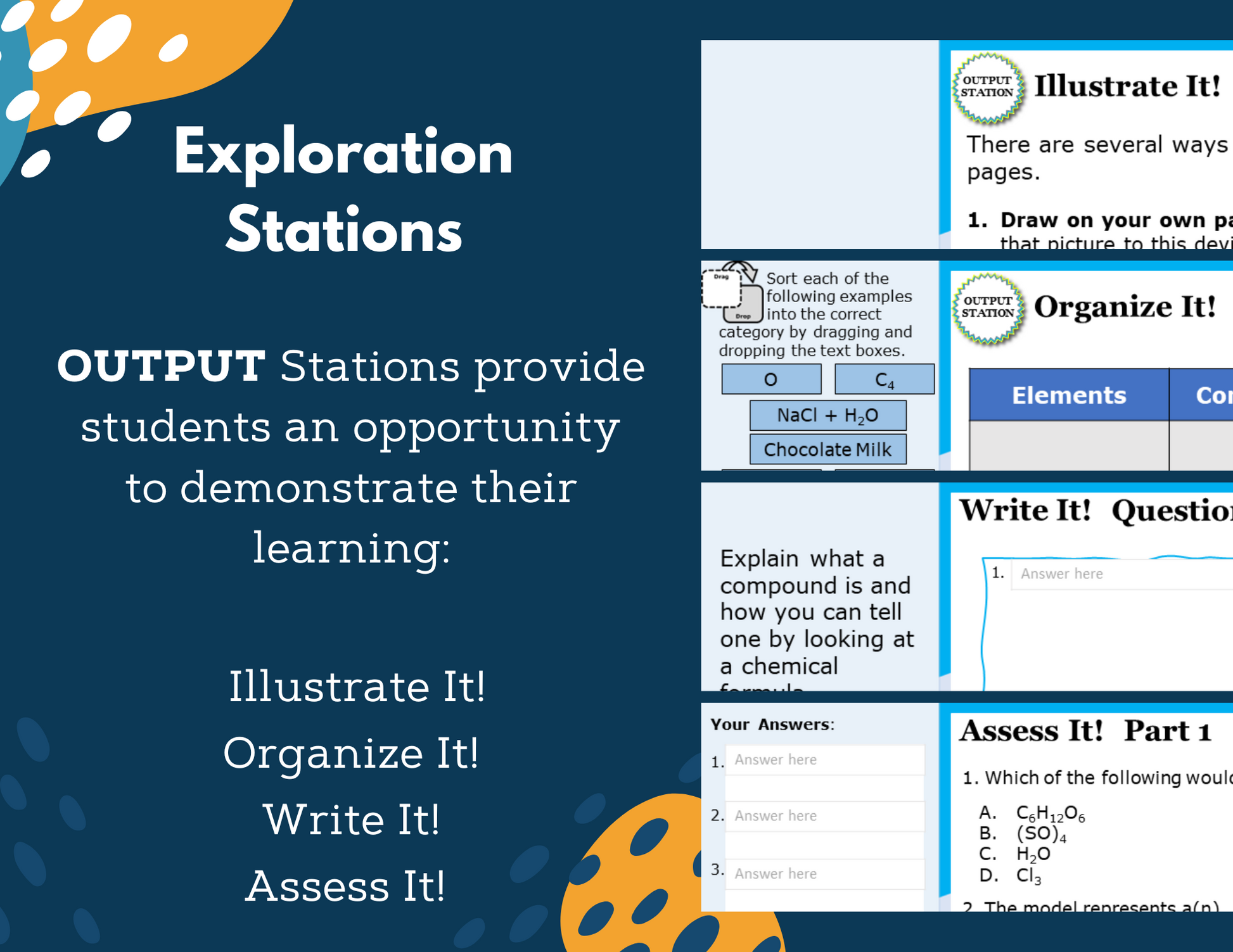 Elements, Compounds, & Mixtures Complete Lesson Plan - MS