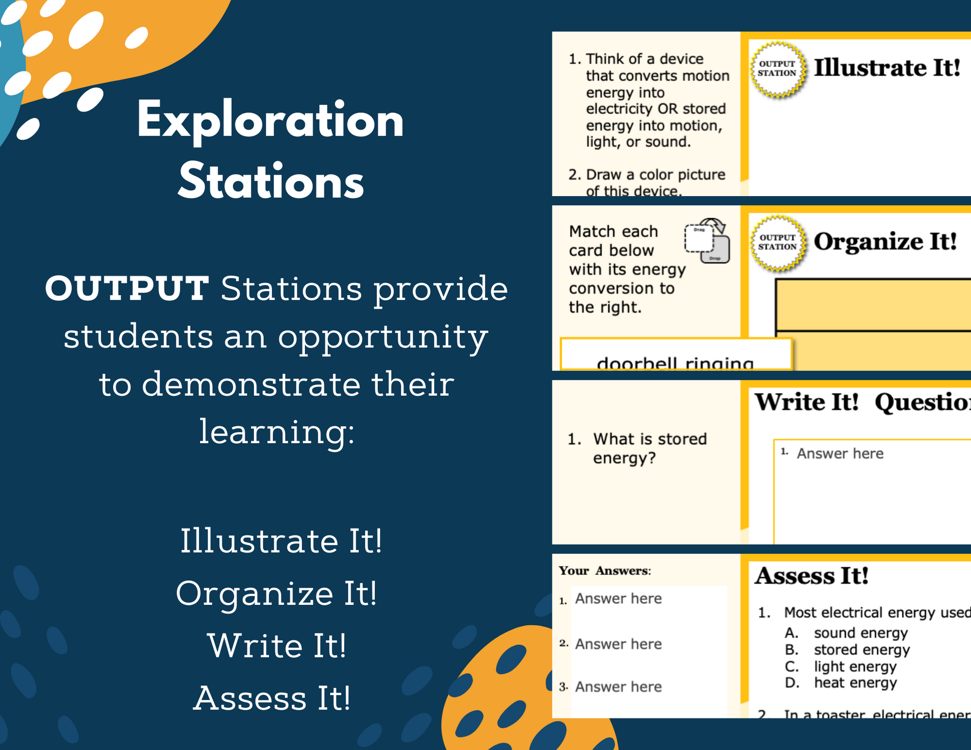 Changes in Forms of Energy - Complete Lesson Plan - NGSS 4-PS3-4 - 4th Grade