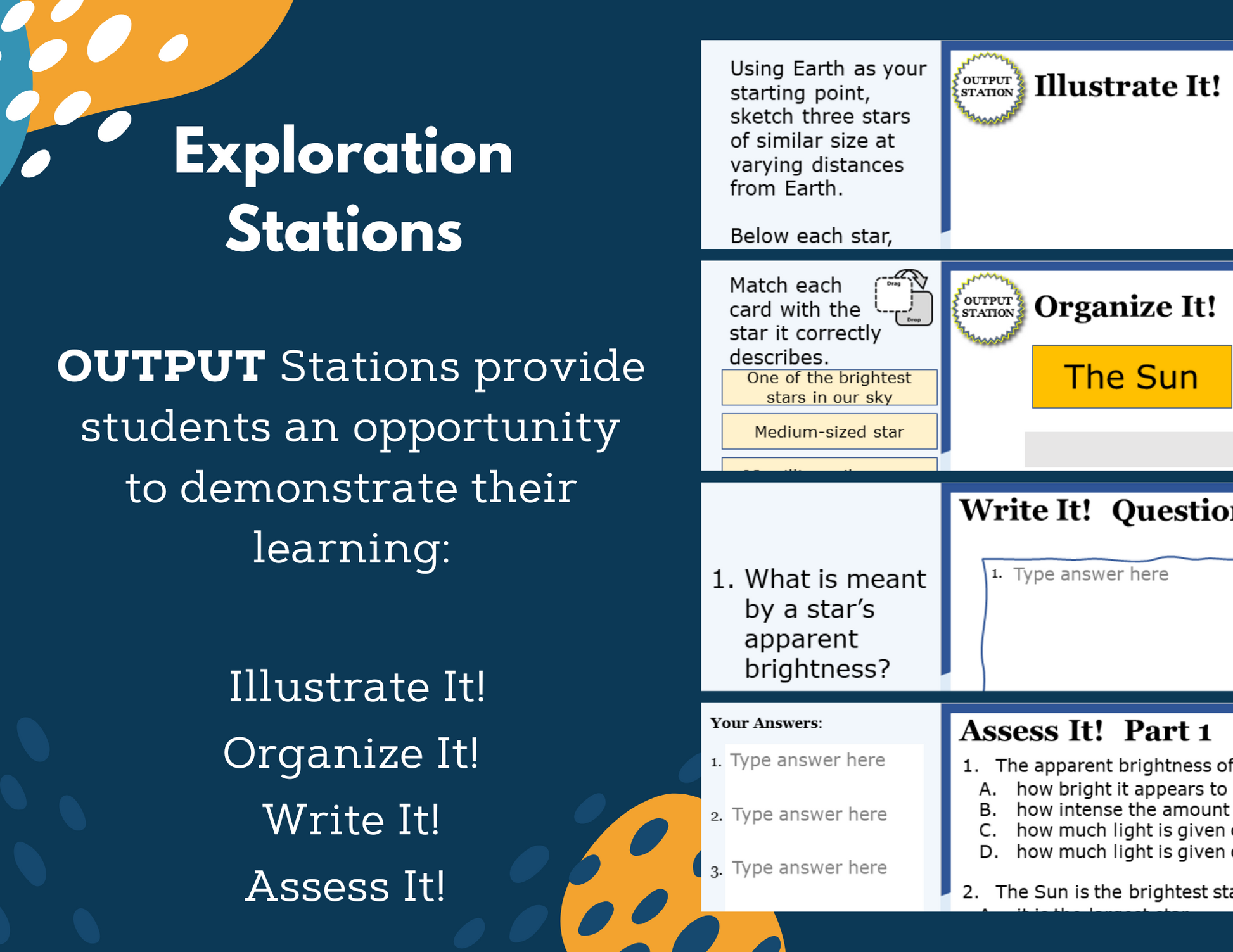 Brightness of the Sun & Stars - Complete Lesson Plan - 5th Grade