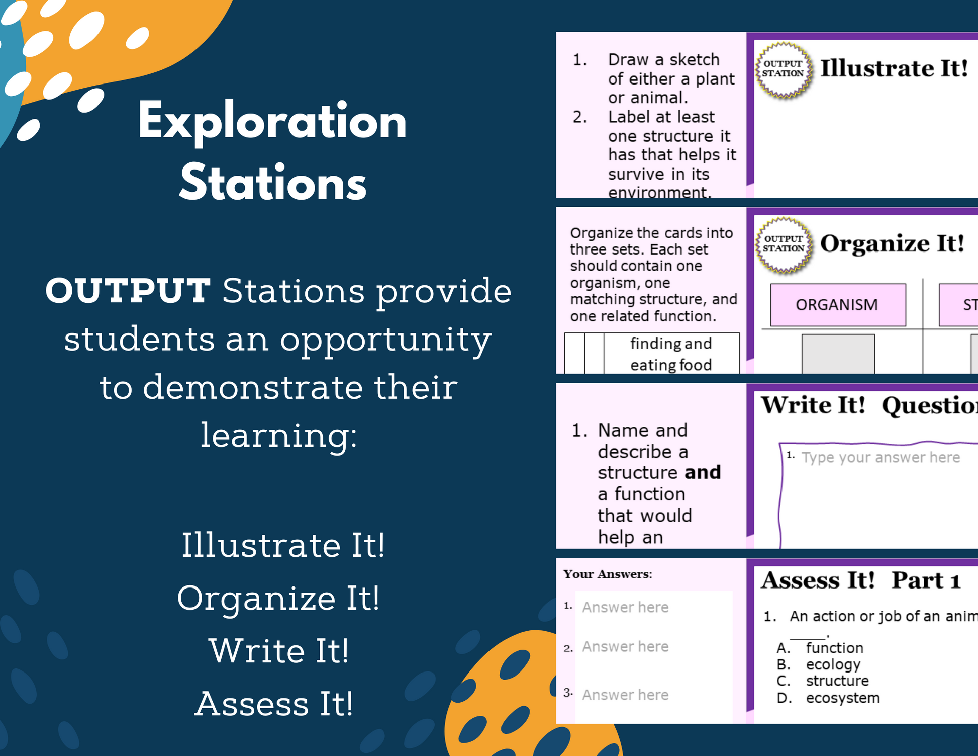 Structures & Functions - Complete Lesson Plan - Grades 4-6