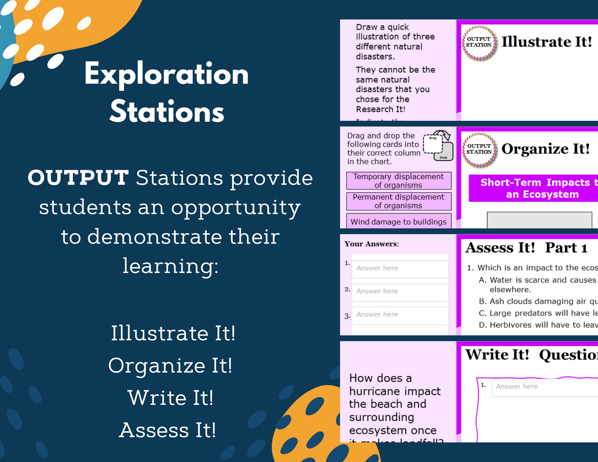 Catastrophic Events Complete Lesson Plan - MS