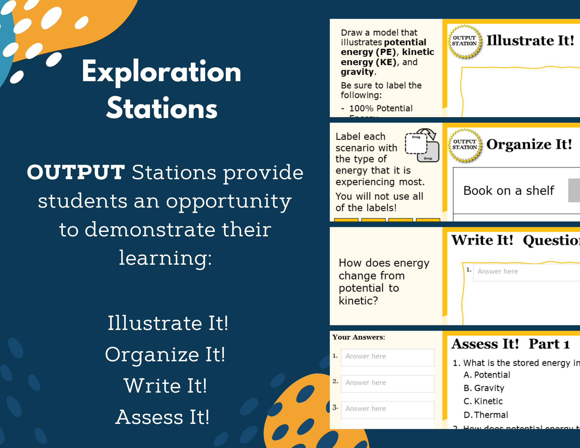 Potential & Kinetic Energy Complete Lesson Plan - MS