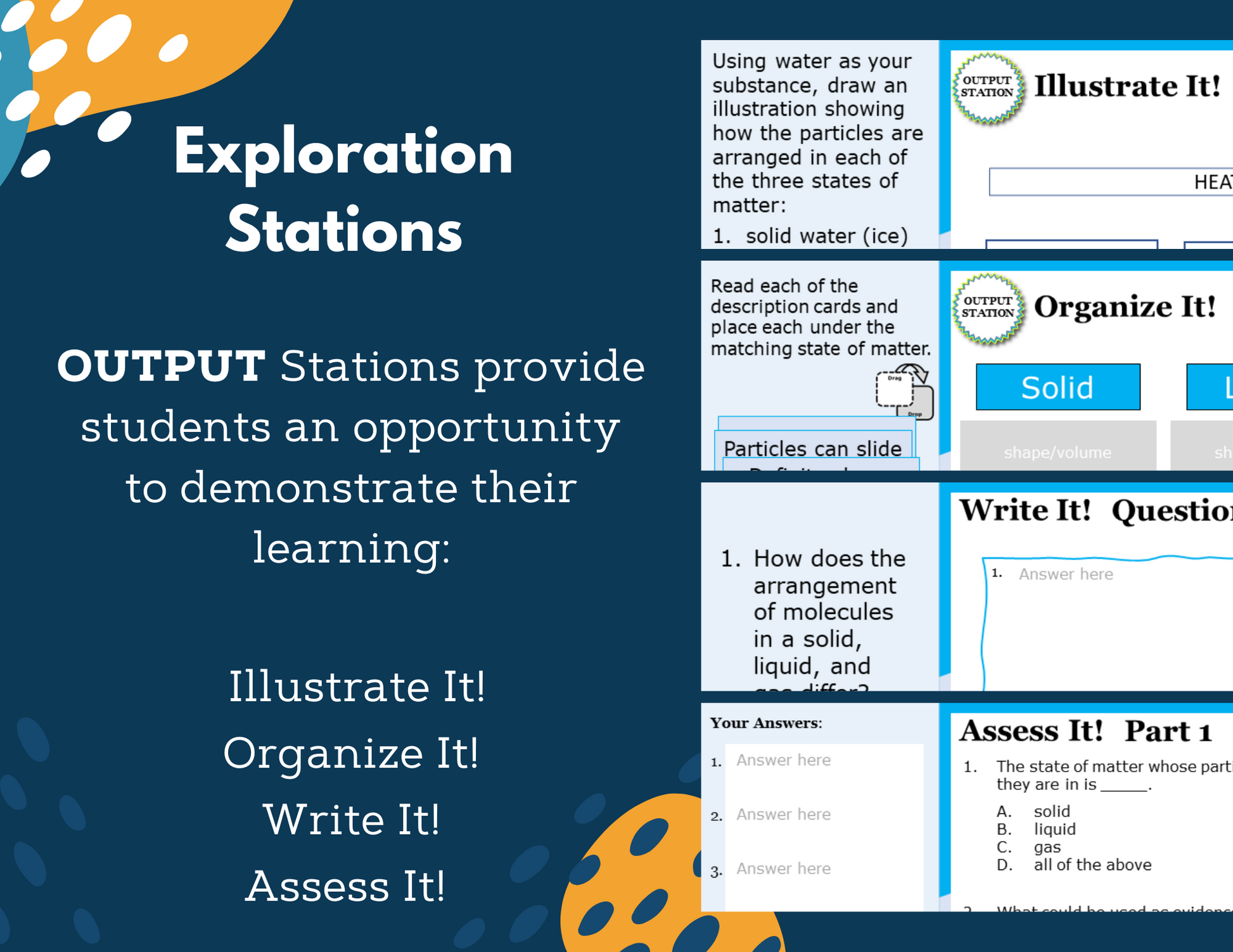 Particles of Matter - Complete Lesson Plan - NGSS-5 PS1-1 - 5th Grade
