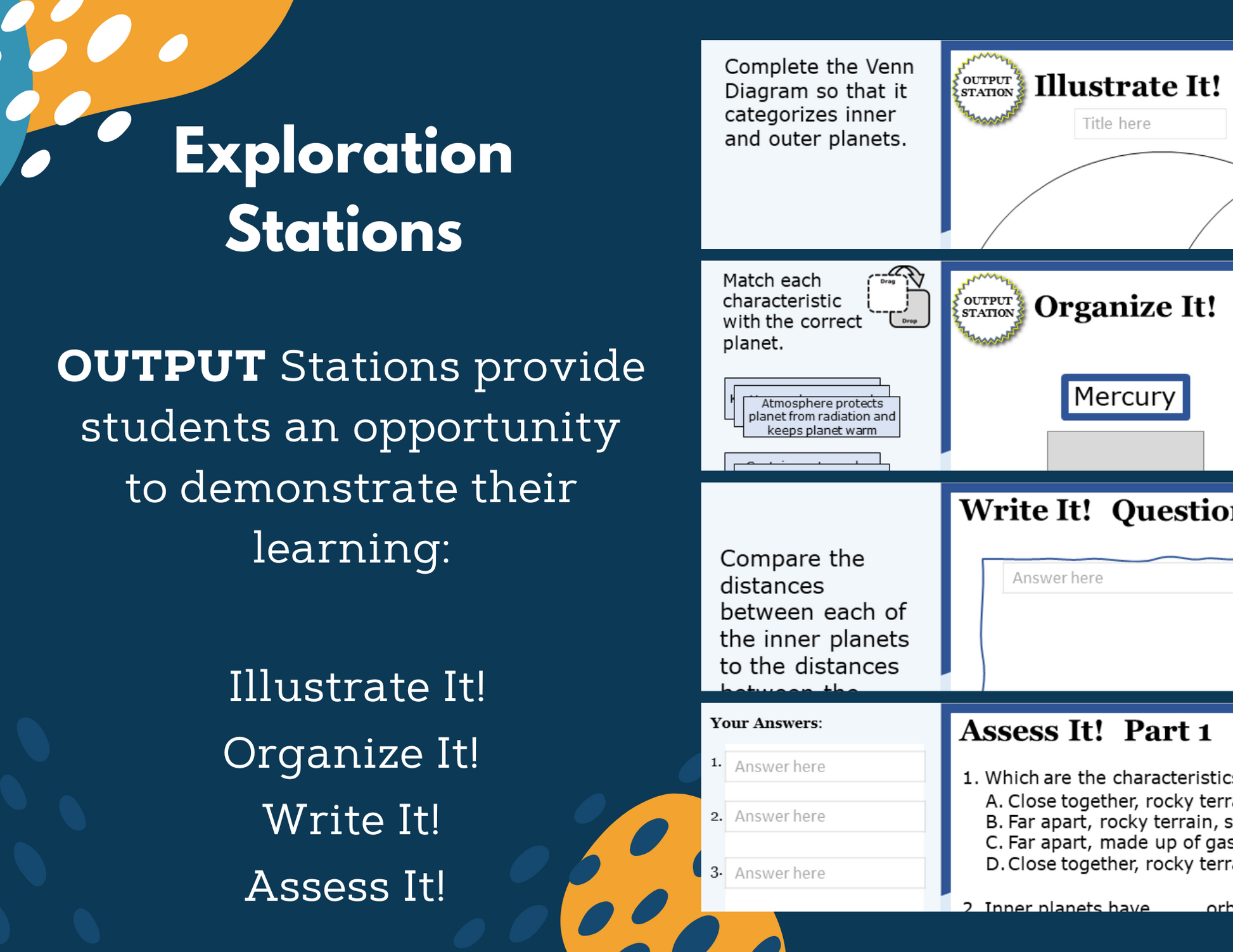 Planets (Inner & Outer) Complete Lesson Plan - MS