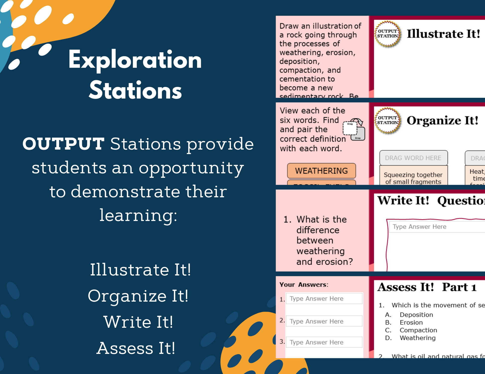 Sedimentary Rock & Fossil Fuels - Complete Lesson Plan - 5th Grade