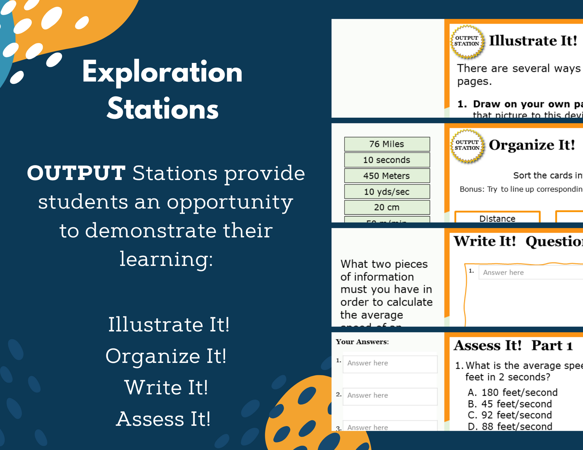 Speed, Velocity, & Acceleration Complete Lesson Plan - MS