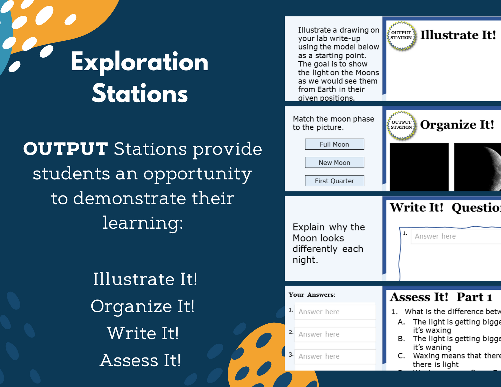 Lunar Cycle Complete Lesson Plan - MS