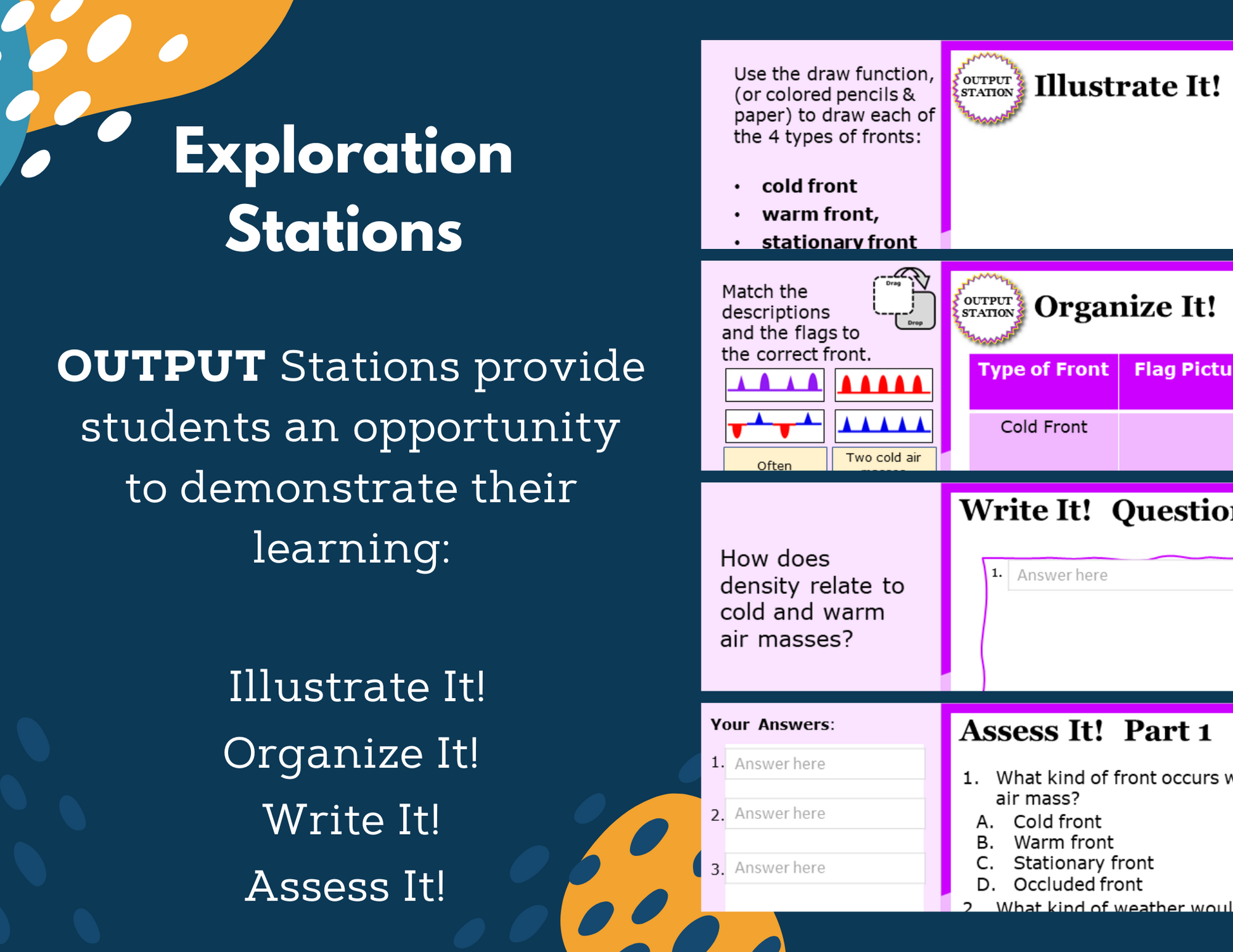 Weather Maps & Air Pressure Complete Lesson Plan - MS