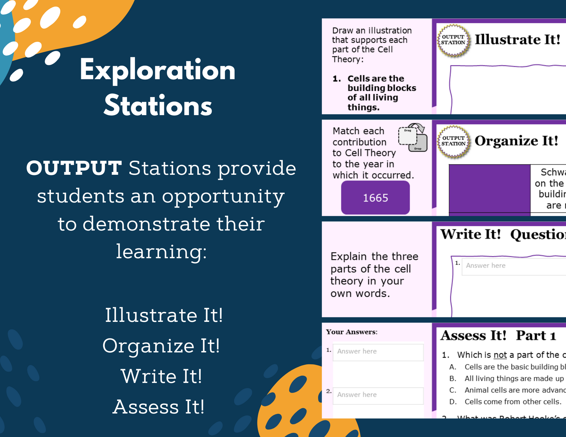 2021 TEKS MS 6-8 5E Lessons: Structure of Life Bundle