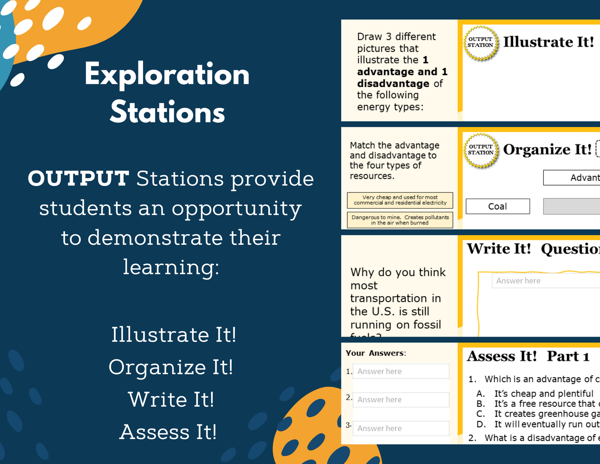 Nonrenewable Energy Resources Complete Lesson Plan - MS