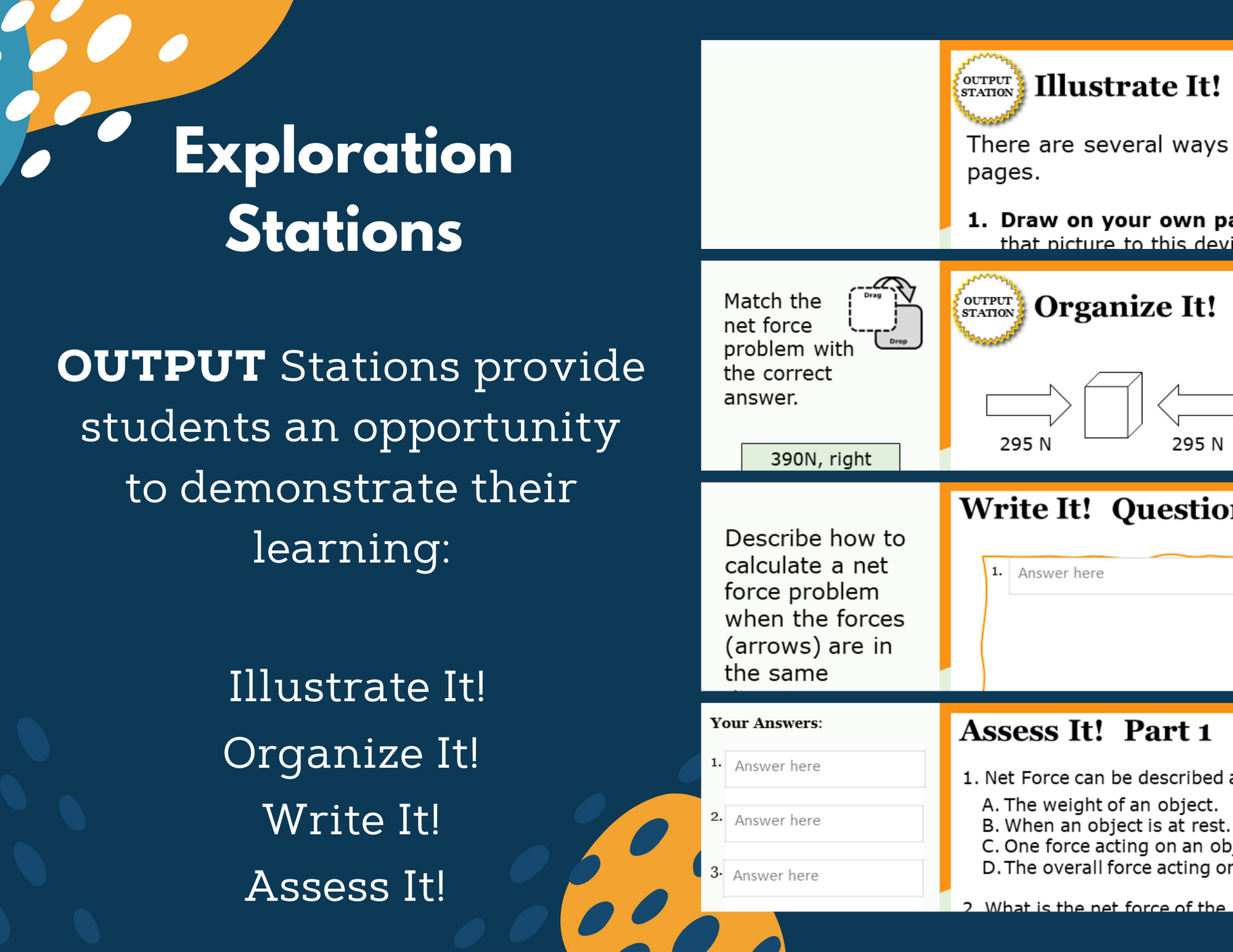 Net Force Complete Lesson Plan - MS