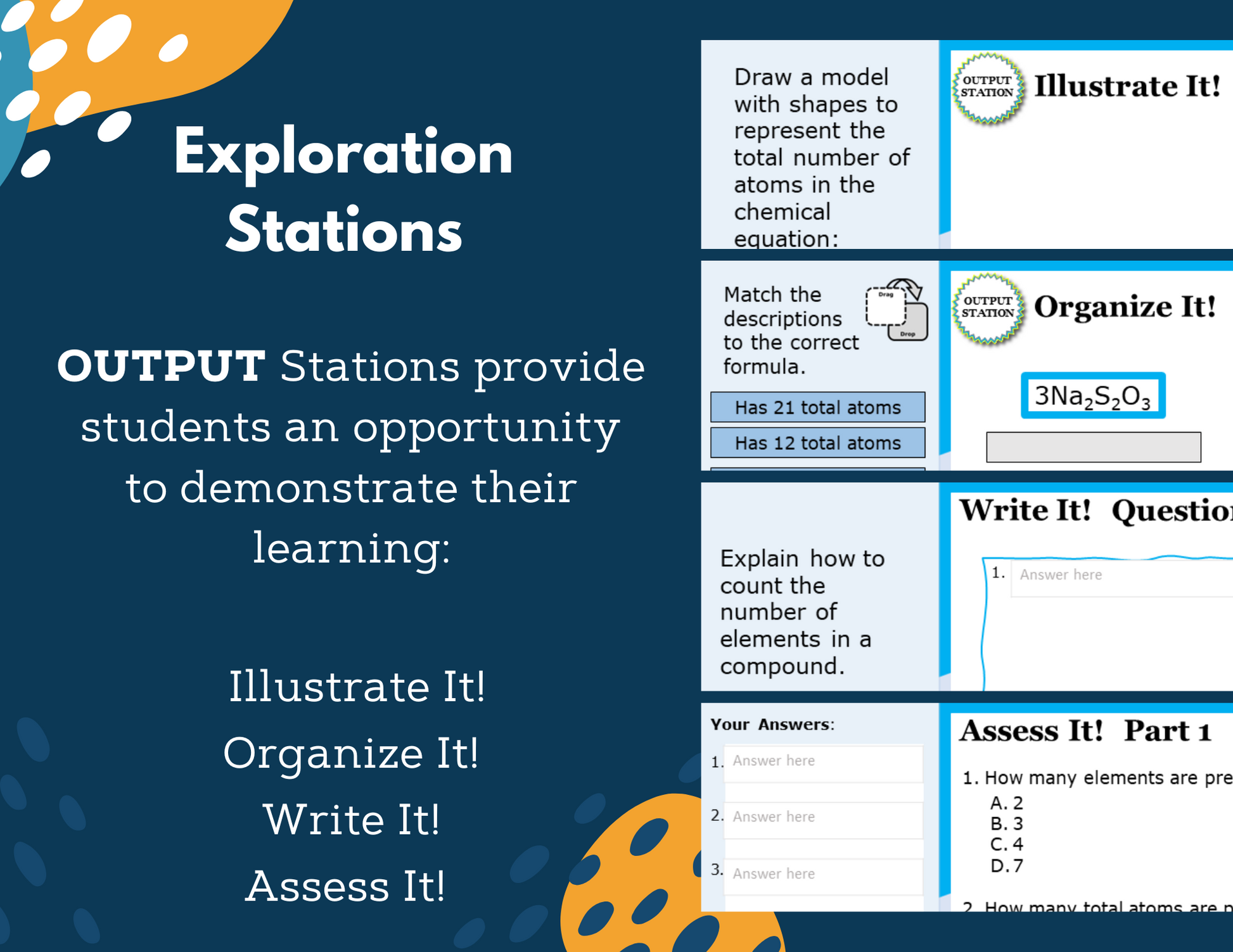 Counting Atoms & Elements Complete Lesson Plan - MS