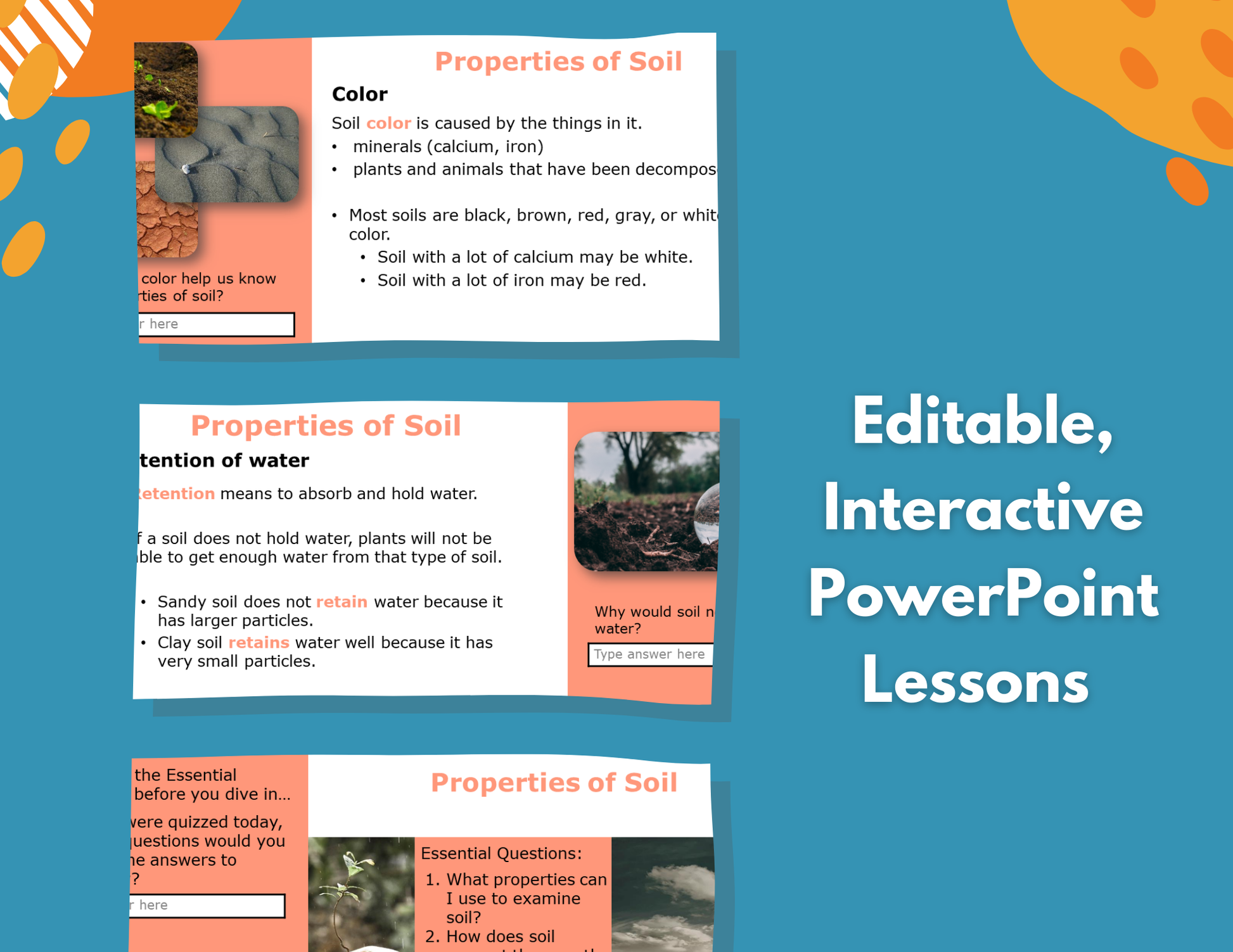 Properties of Soil - Complete Lesson Plan - 4th Grade