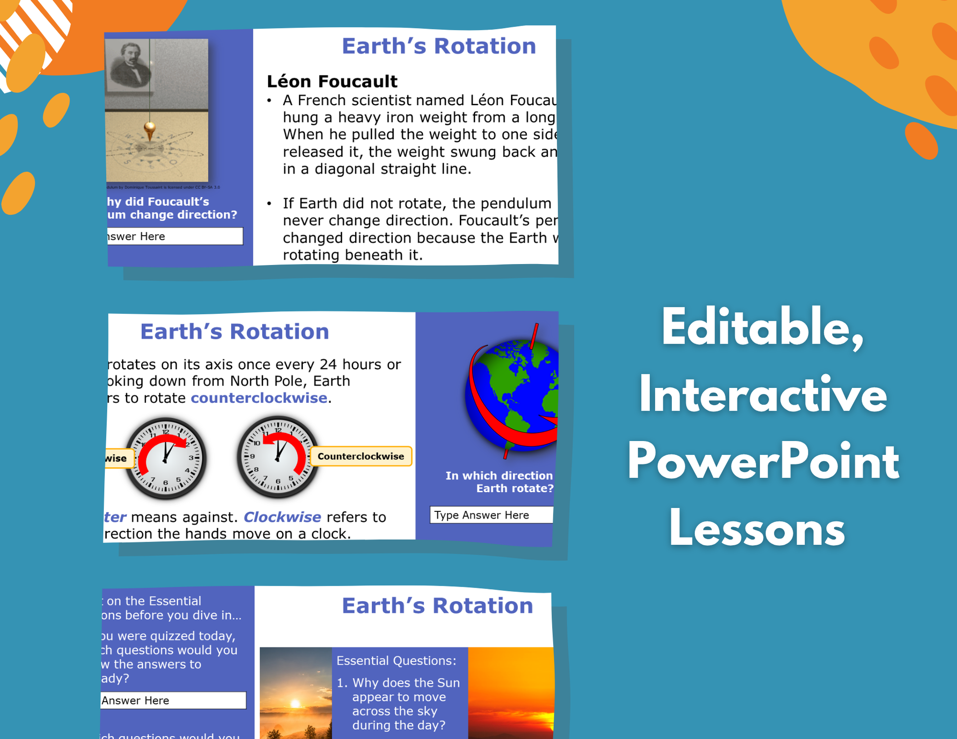 Earth's Rotation - Complete Lesson Plan - 5th Grade