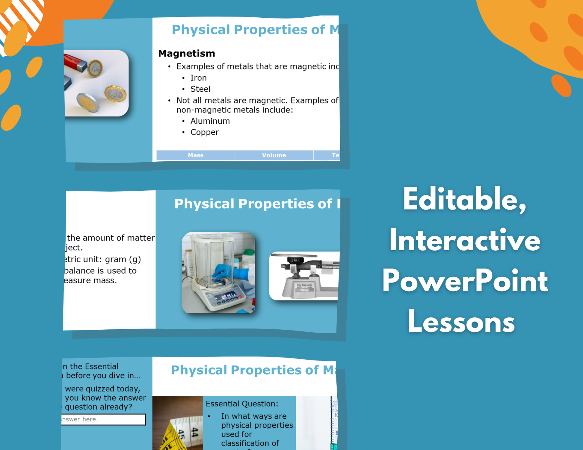 Physical Properties of Matter - Complete Lesson Plan - 4th Grade
