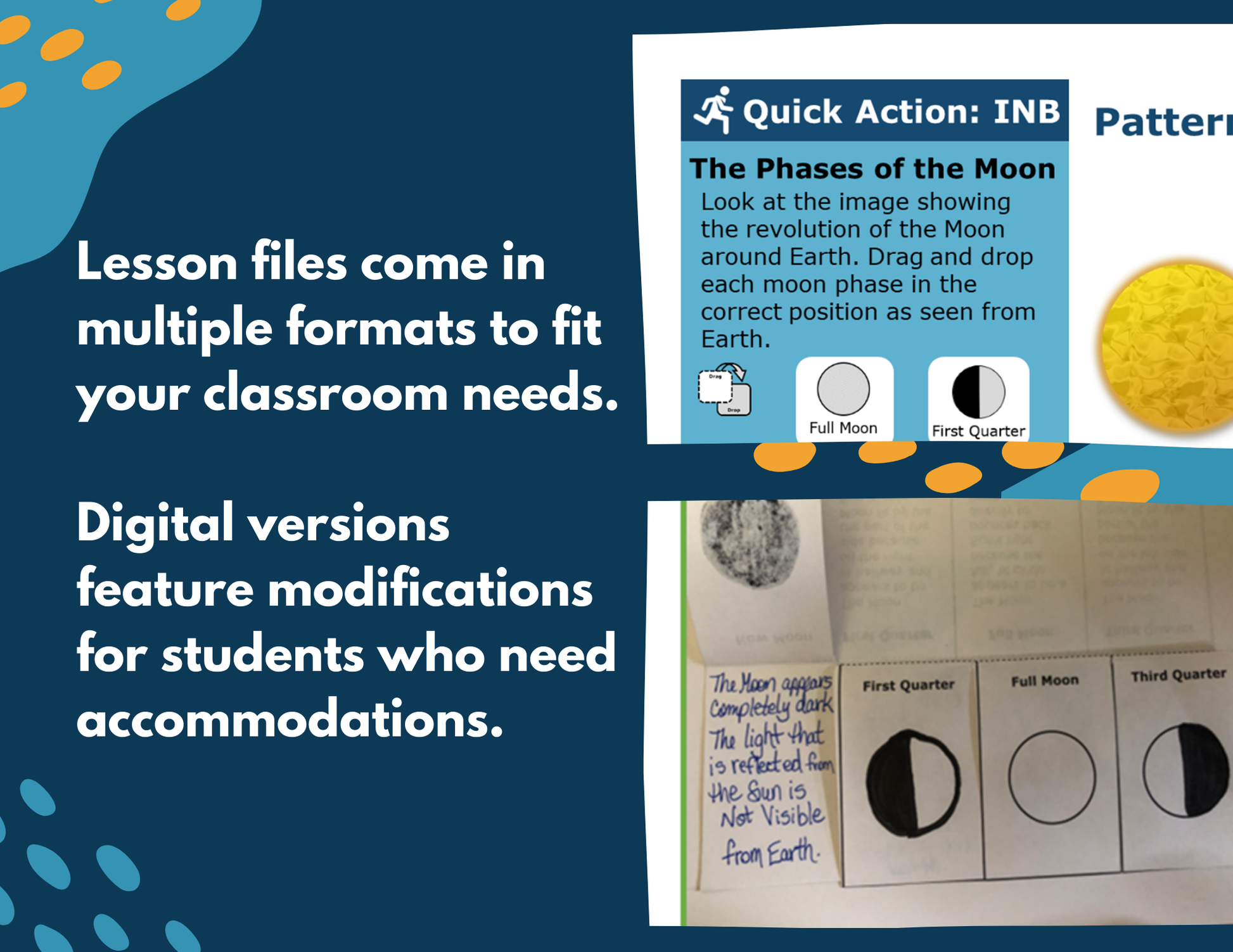 Patterns of Change - The Moon - Complete Lesson Plan - 4th Grade