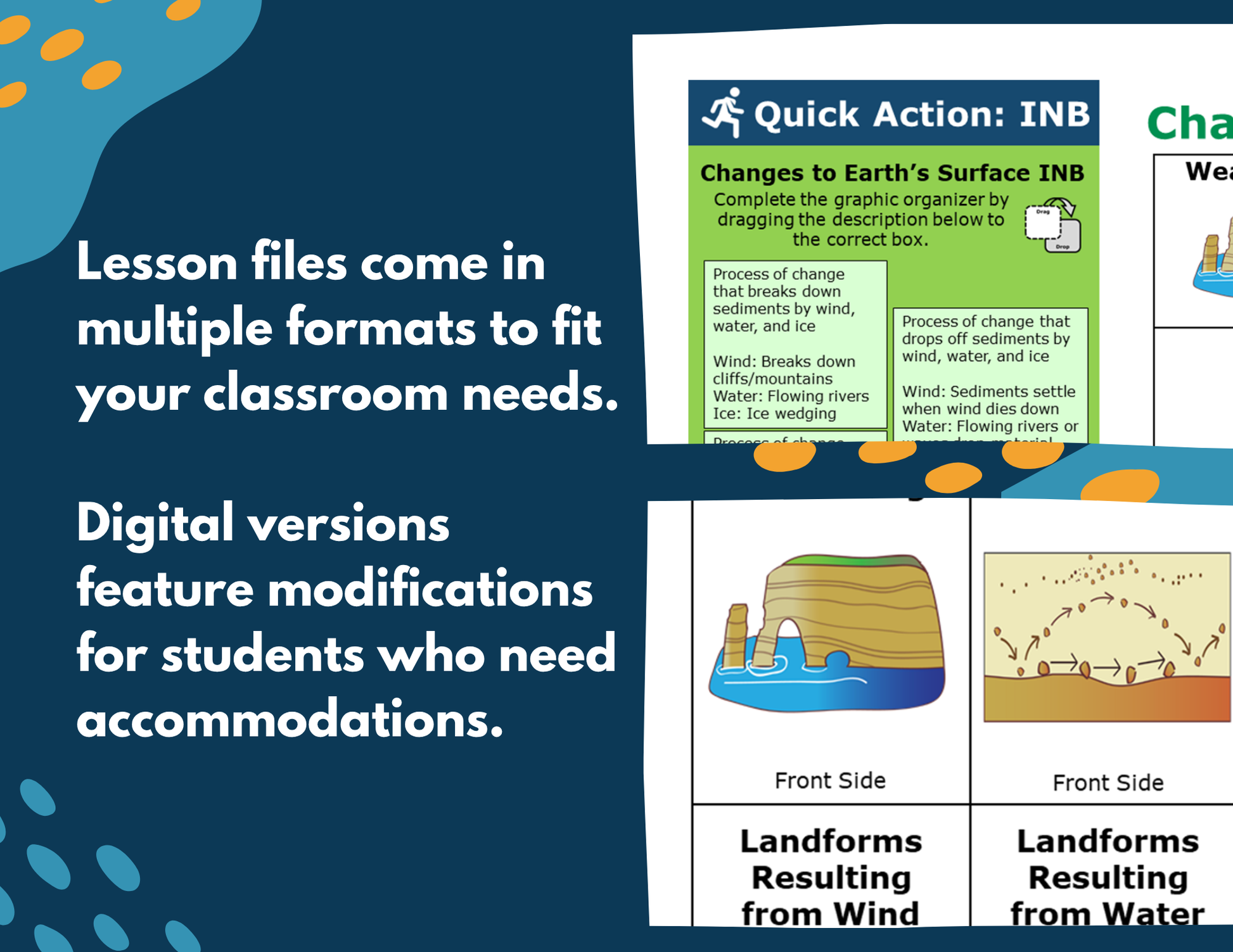 Changes to Earth's Surface - Complete Lesson Plan - 5th Grade