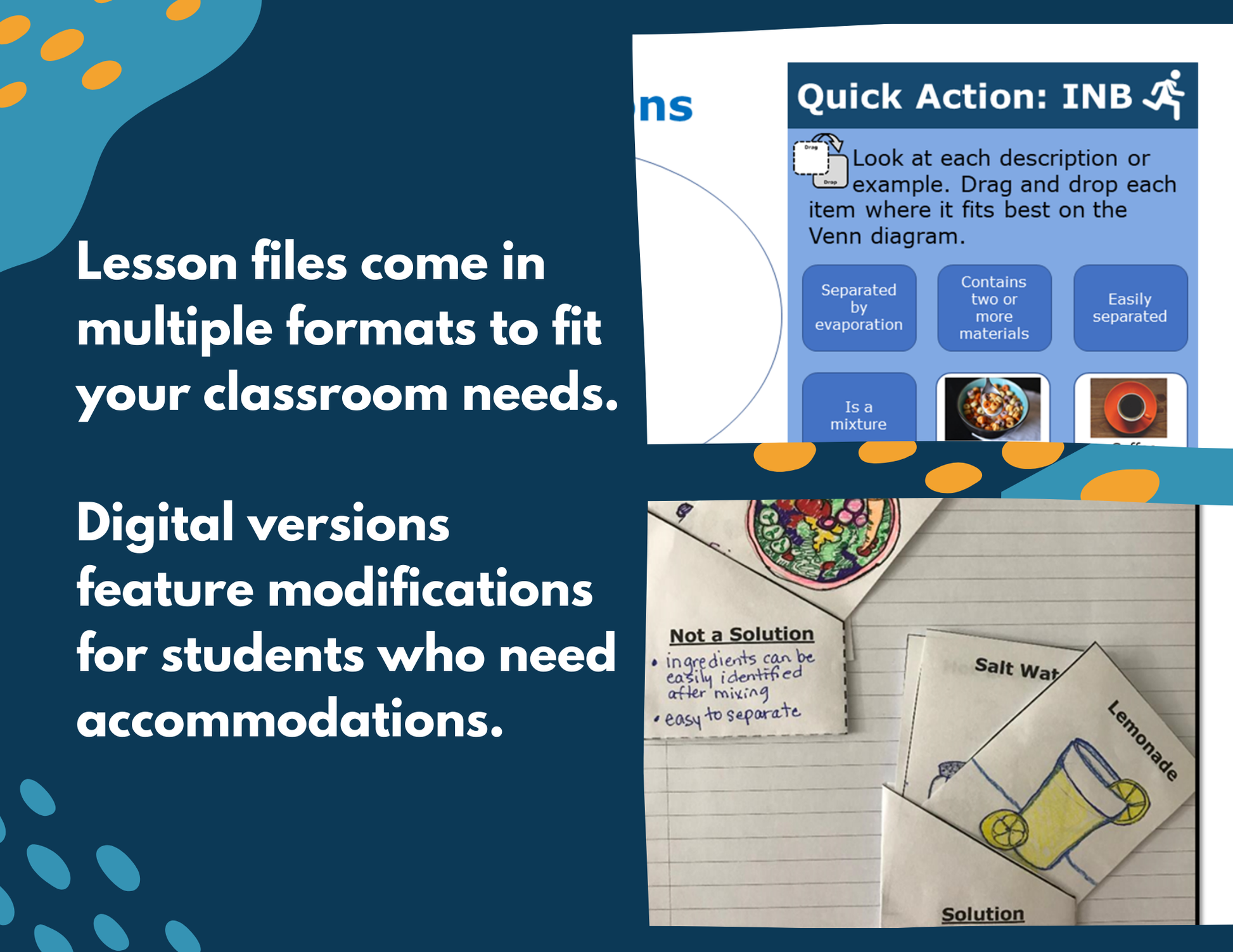 Mixtures & Solutions - Complete Lesson Plan - 4th Grade