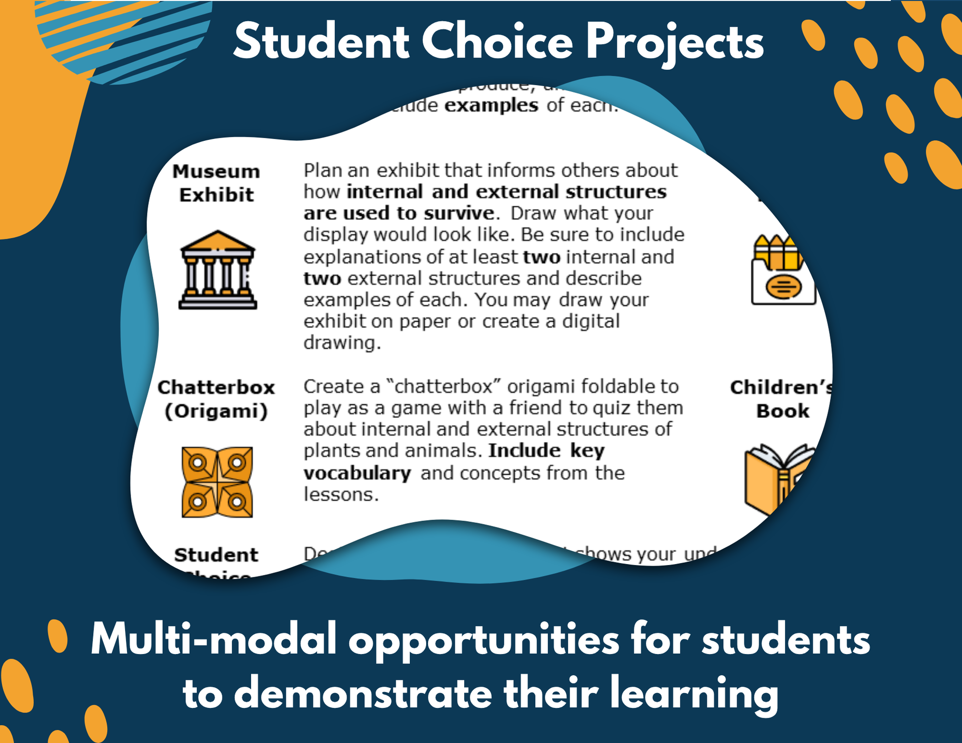 Internal & External Structures - Complete Lesson Plan - NGSS 4-LS1-1 - 4th Grade