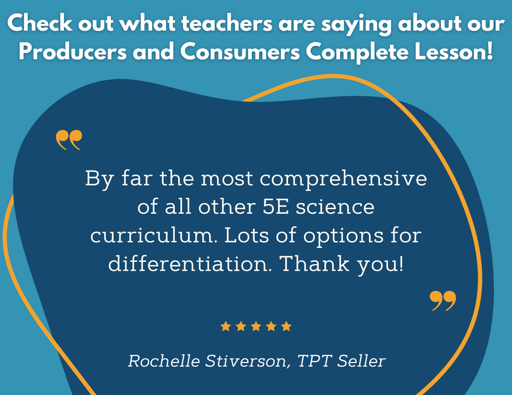 Producers & Consumers - Complete Lesson Plan - 4th Grade